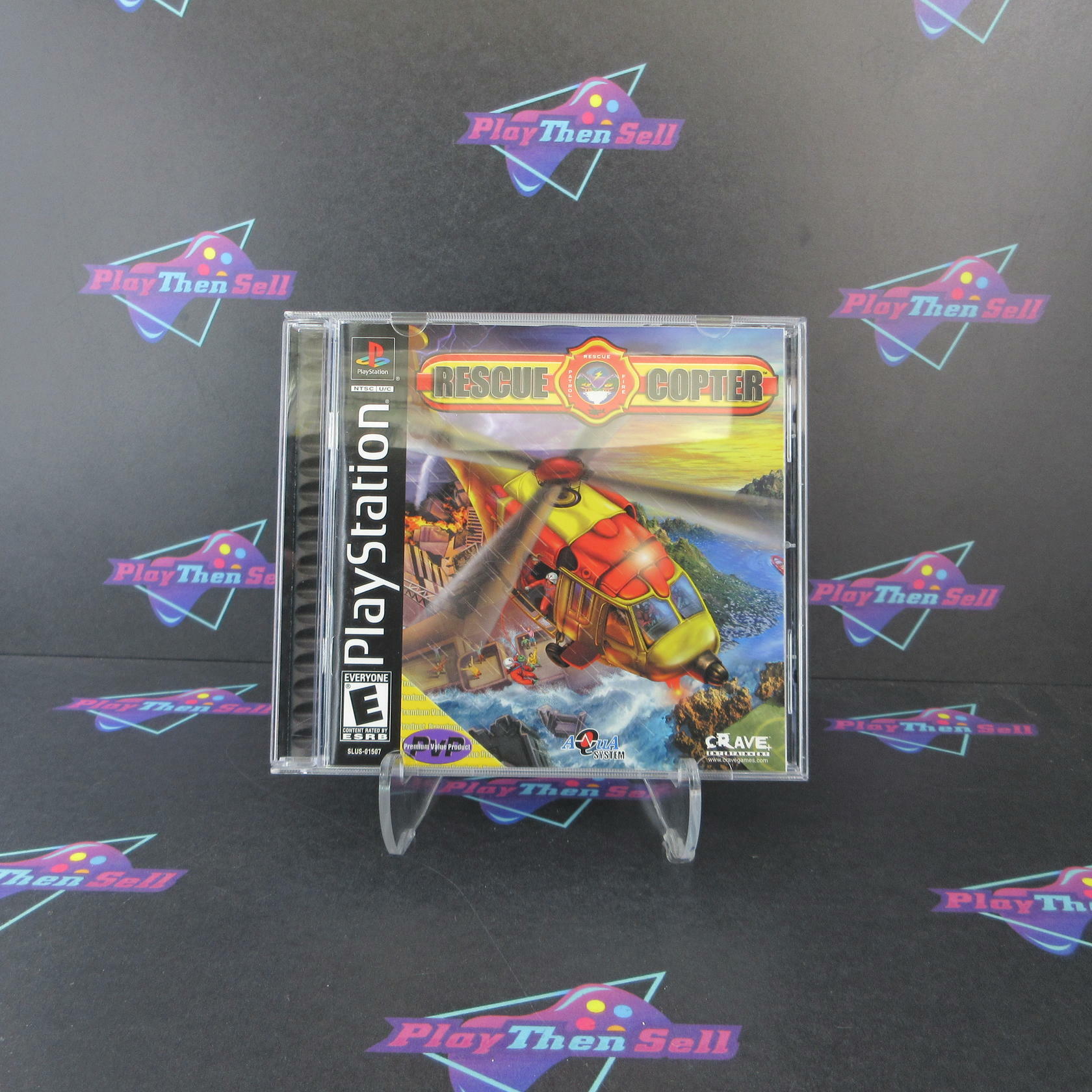 Rescuecopter PS1 PlayStation 1 DD Complete CIB - Very Good