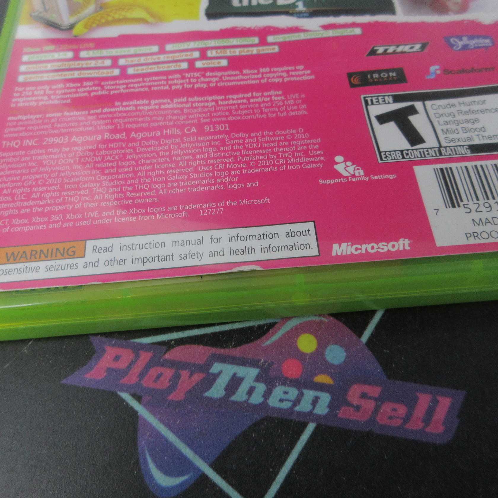 You Don't Know Jack Xbox 360 AD/MD Complete CIB - Very Good