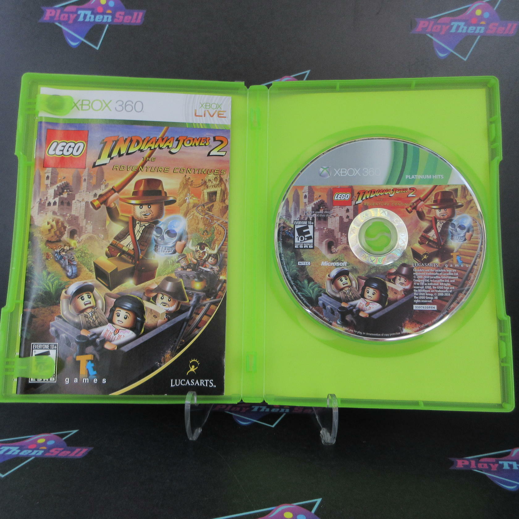 LEGO Indiana Jones 2 The Adventure Continues PH Xbox 360 AD Complete CIB - Very Good