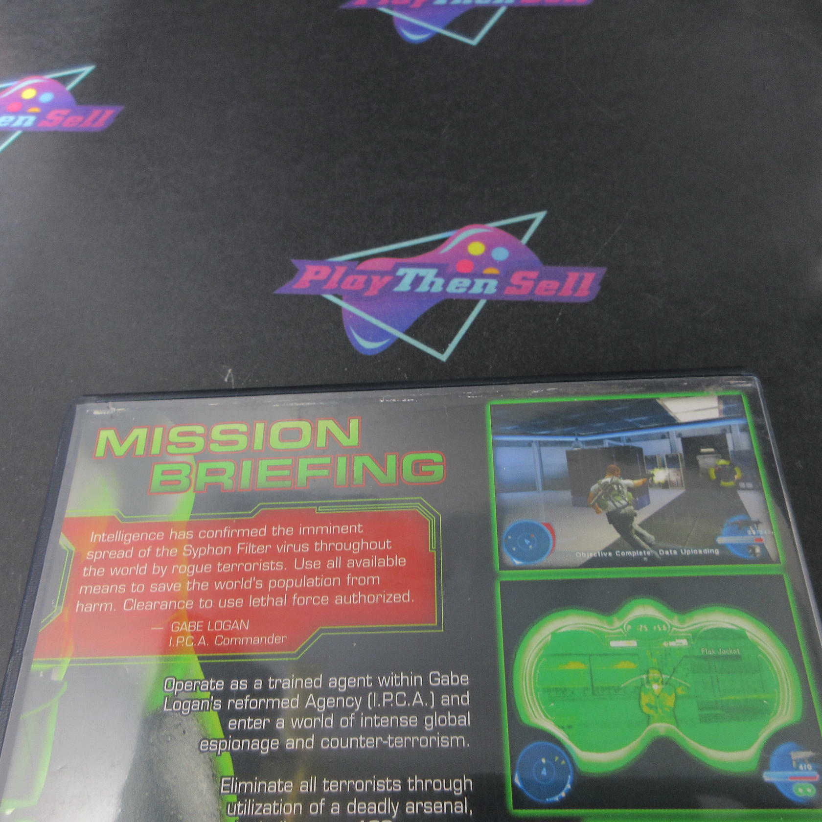 Syphon Filter The Omega Strain PS2 PlayStation 2 AD + Reg Card Complete CIB - Very Good