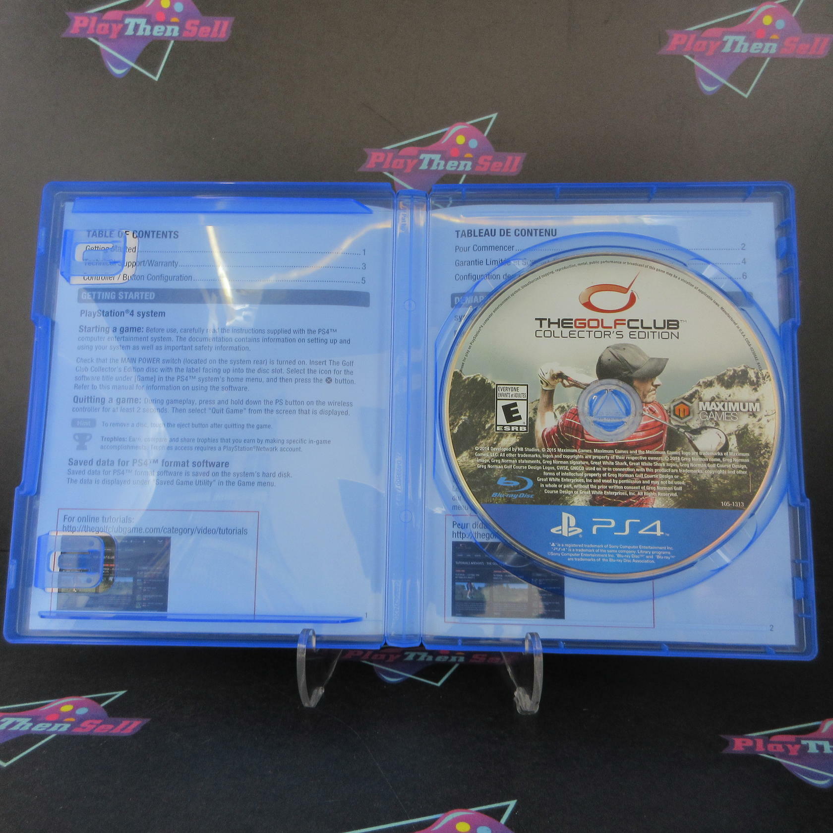 The Golf Club Collector's Edition PS4 PlayStation 4 AD Complete CIB - Very Good