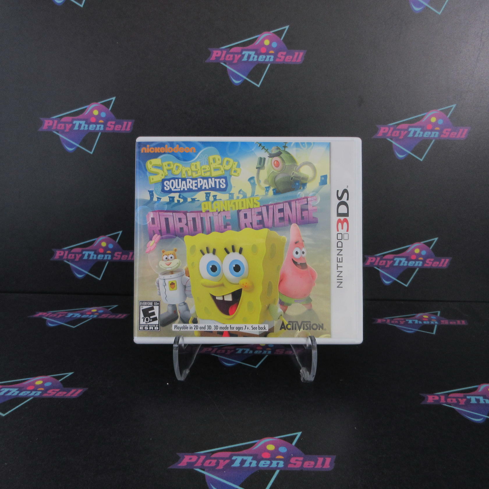 SpongeBob SquarePants Plankton's Robotic Revenge Nintendo 3DS - Like New