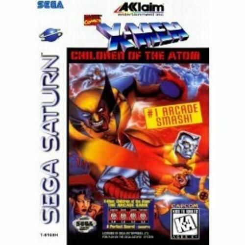 X-Men Children of the Atom Sega Saturn + Reg Card - Like New