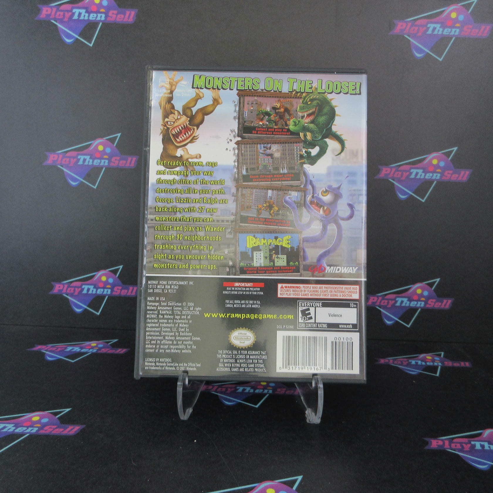 Rampage Total Destruction Nintendo GameCube - Like New