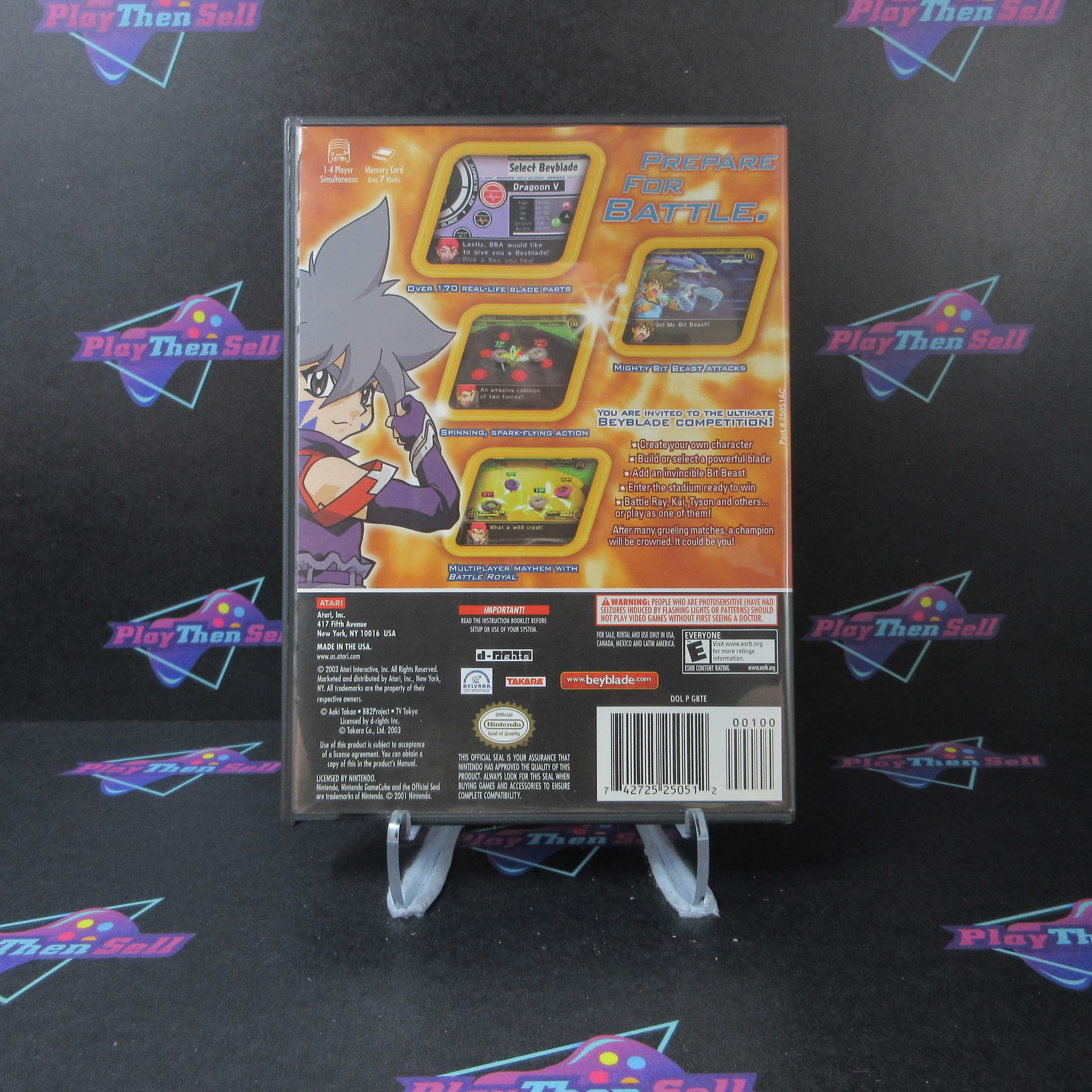 BeyBlade VForce Super Tournament Battle Nintendo Gamecube - Like New