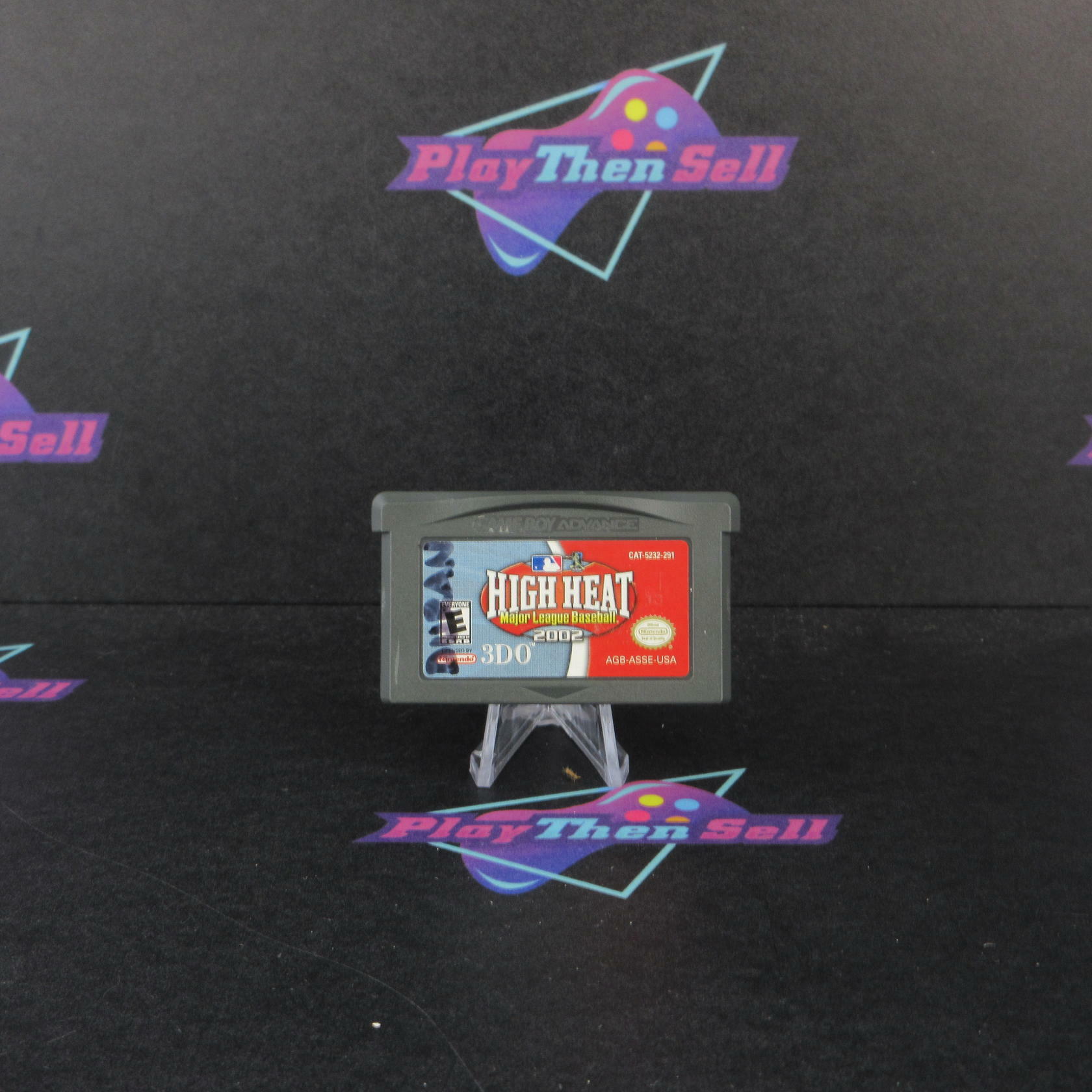 High Heat Major League Baseball 2002 GameBoy Advance Cart Only AD Tested - Very Good