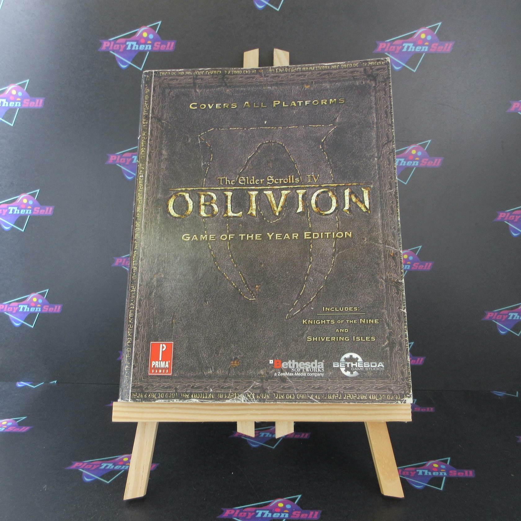 Elder Scrolls IV Oblivion Game of the Year Prima Official Game Guide AD - Good