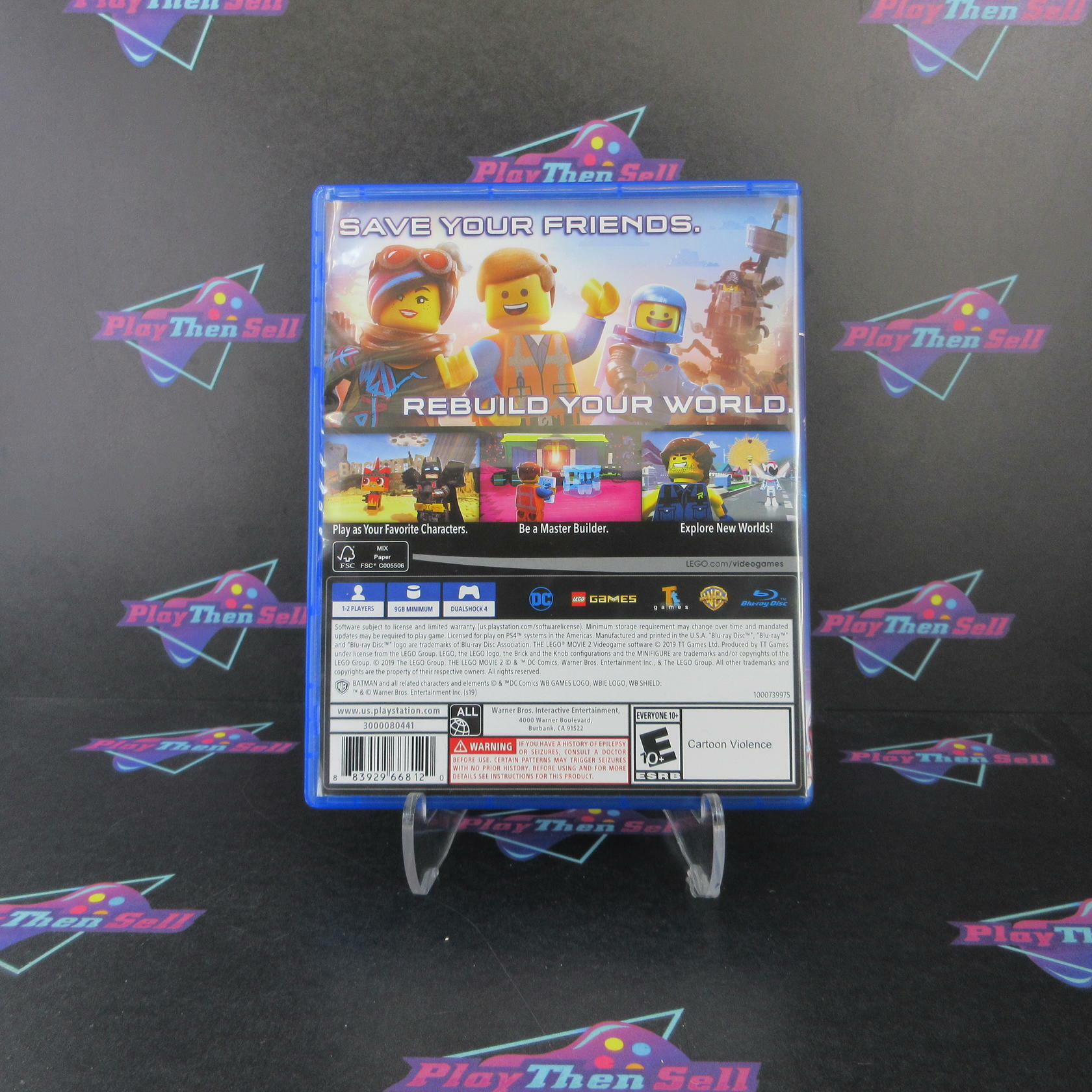 The LEGO Movie 2 Videogame PS4 PlayStation 4 + Patch - Like New