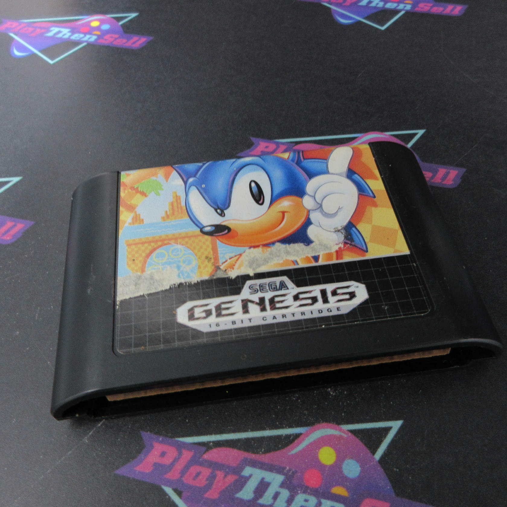 Sonic the Hedgehog Sega Genesis Cartridge Only AD Authentic / Tested - Very Good
