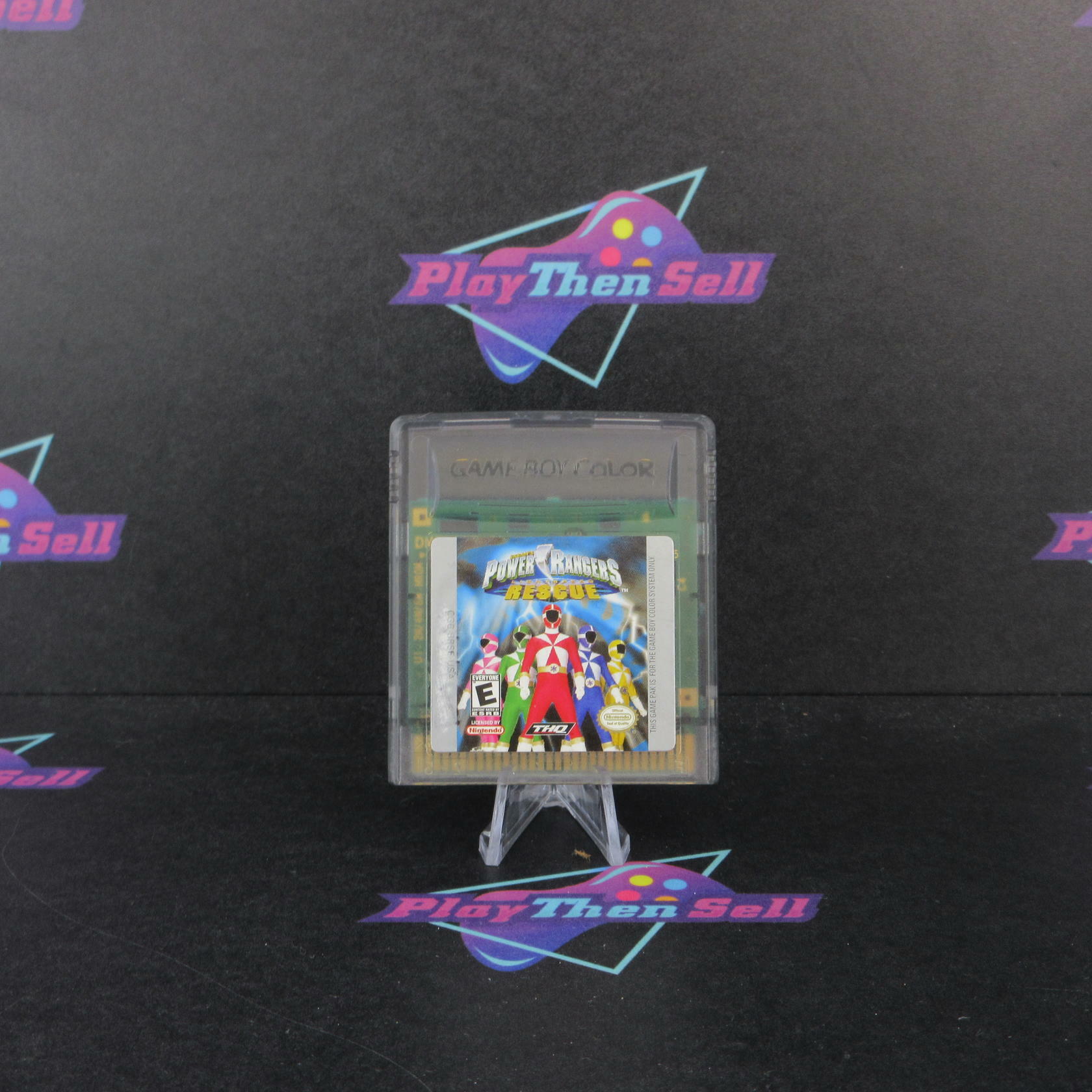 Power Rangers Lightspeed Rescue GameBoy Color Cart Only AD Authentic / Tested - Very Good