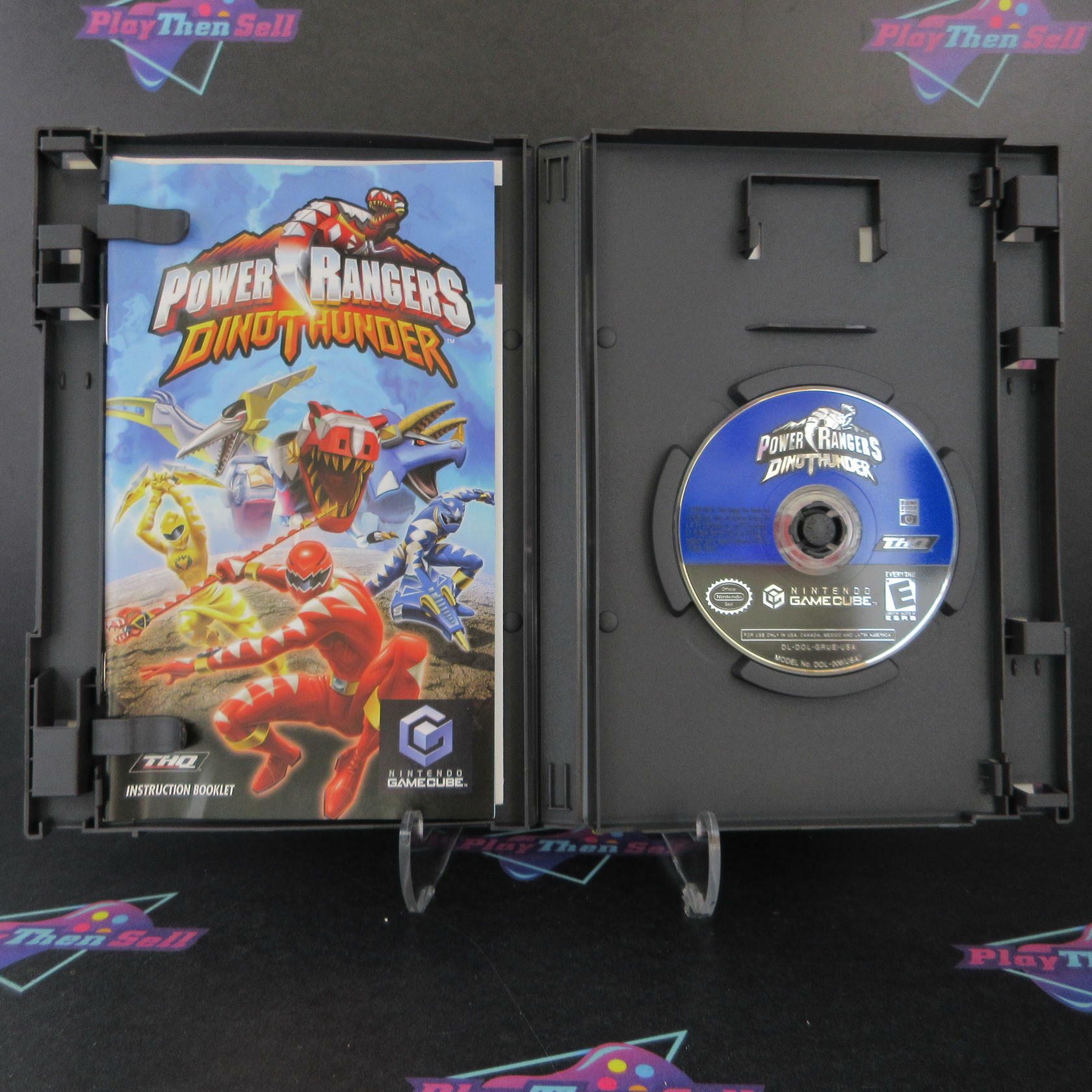Power Rangers Dino Thunder Nintendo Gamecube AD Complete CIB - Very Good