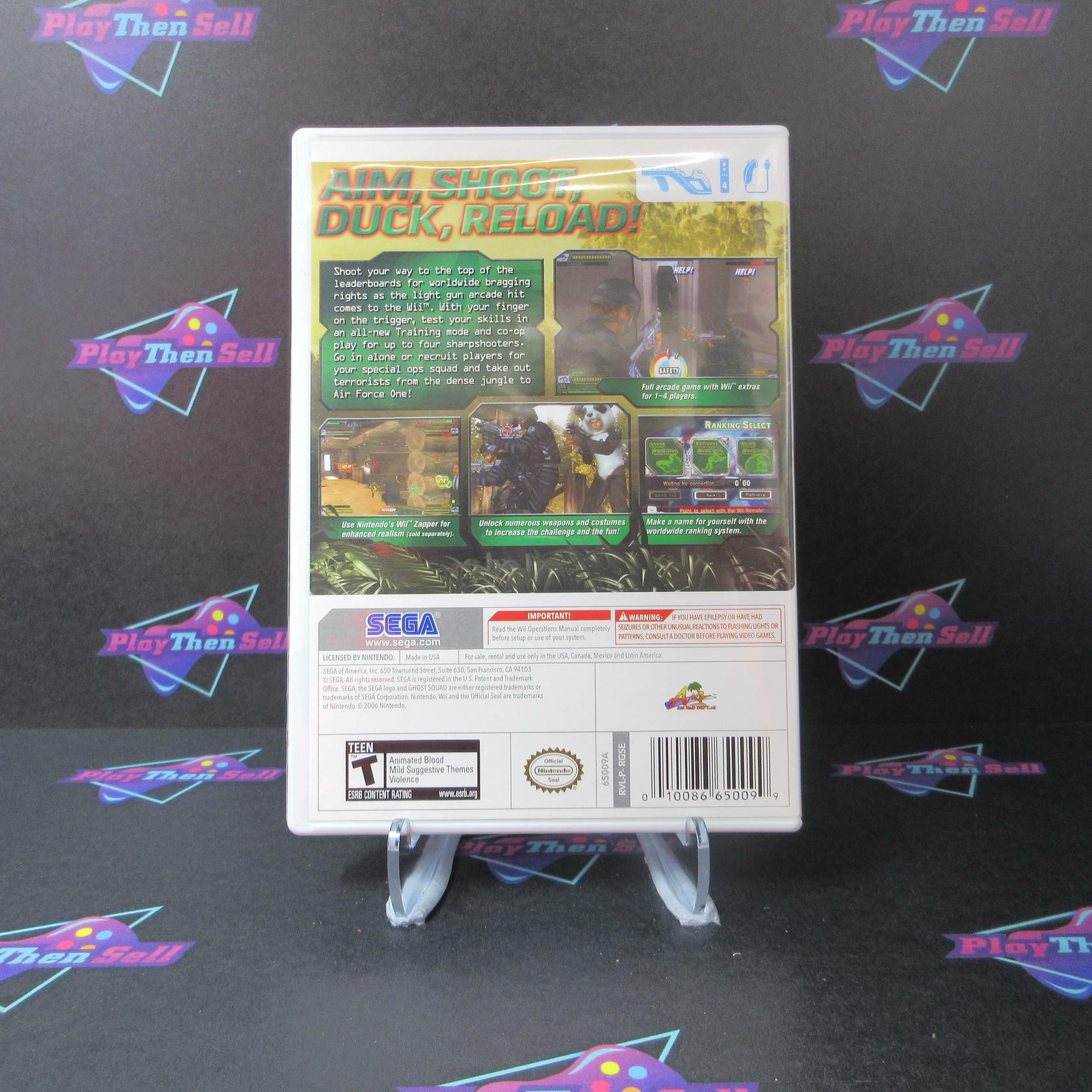 Ghost Squad Nintendo Wii - Like New