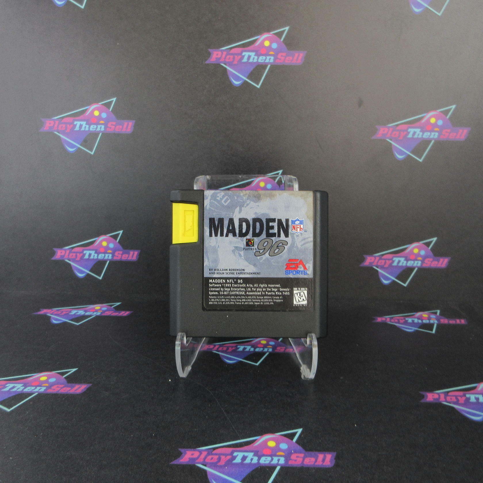 Madden 96 Football Sega Genesis Cartridge Only AD Authentic / Tested - Very Good