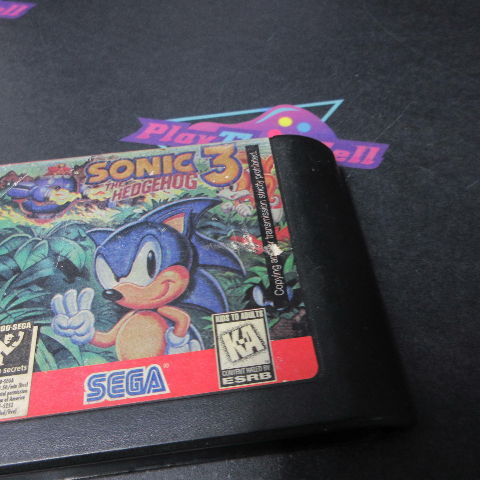 Sonic the Hedgehog 3 Mega Hit Series Sega Genesis Cart Only AD Tested - Very Good