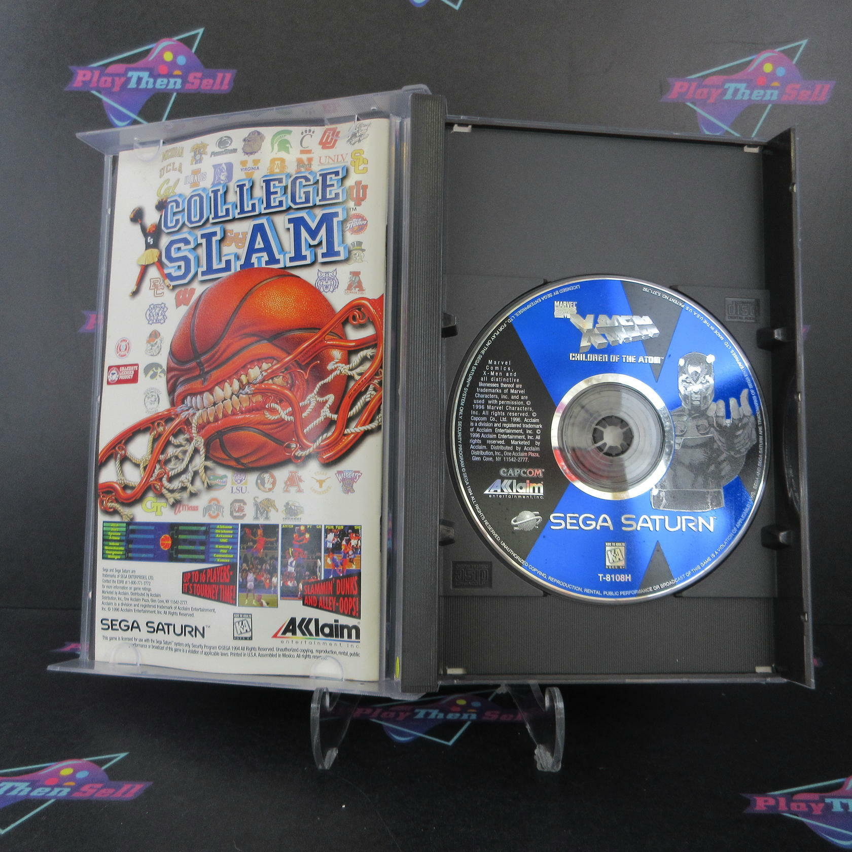 X-Men Children of the Atom Sega Saturn + Reg Card - Like New