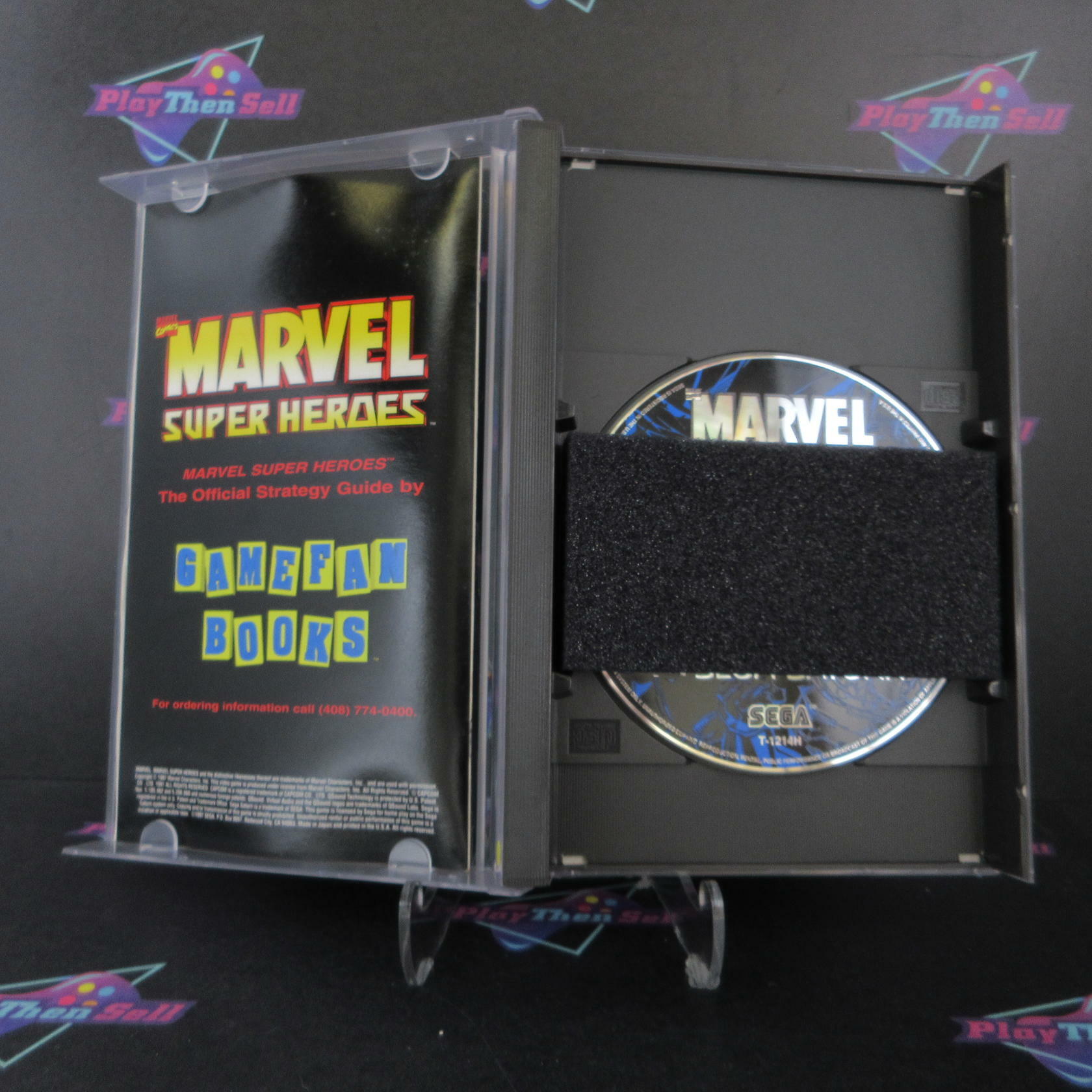 Marvel Super Heroes Sega Saturn + Reg Card - Like New