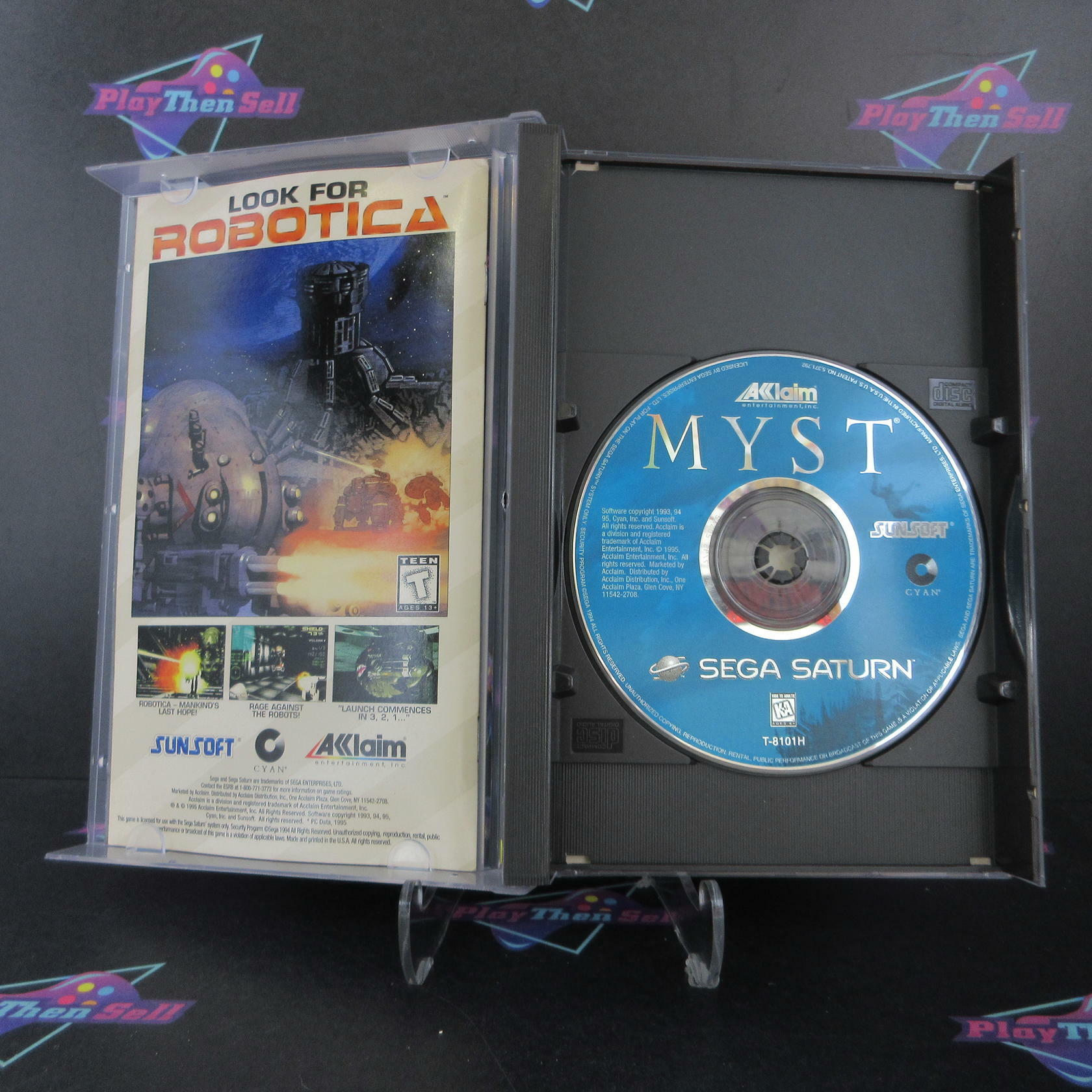 Myst Sega Saturn + Reg Card - Like New