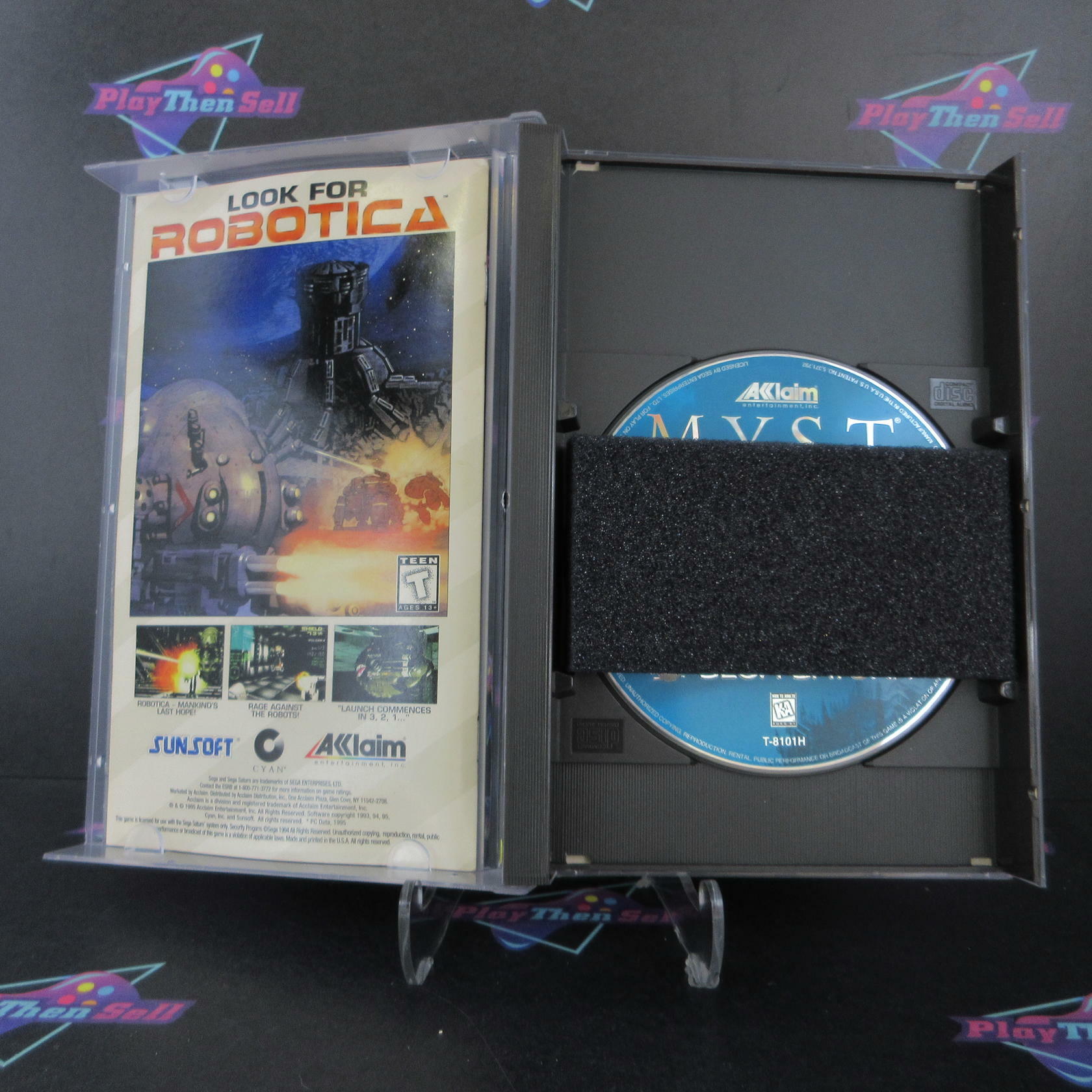 Myst Sega Saturn + Reg Card - Like New