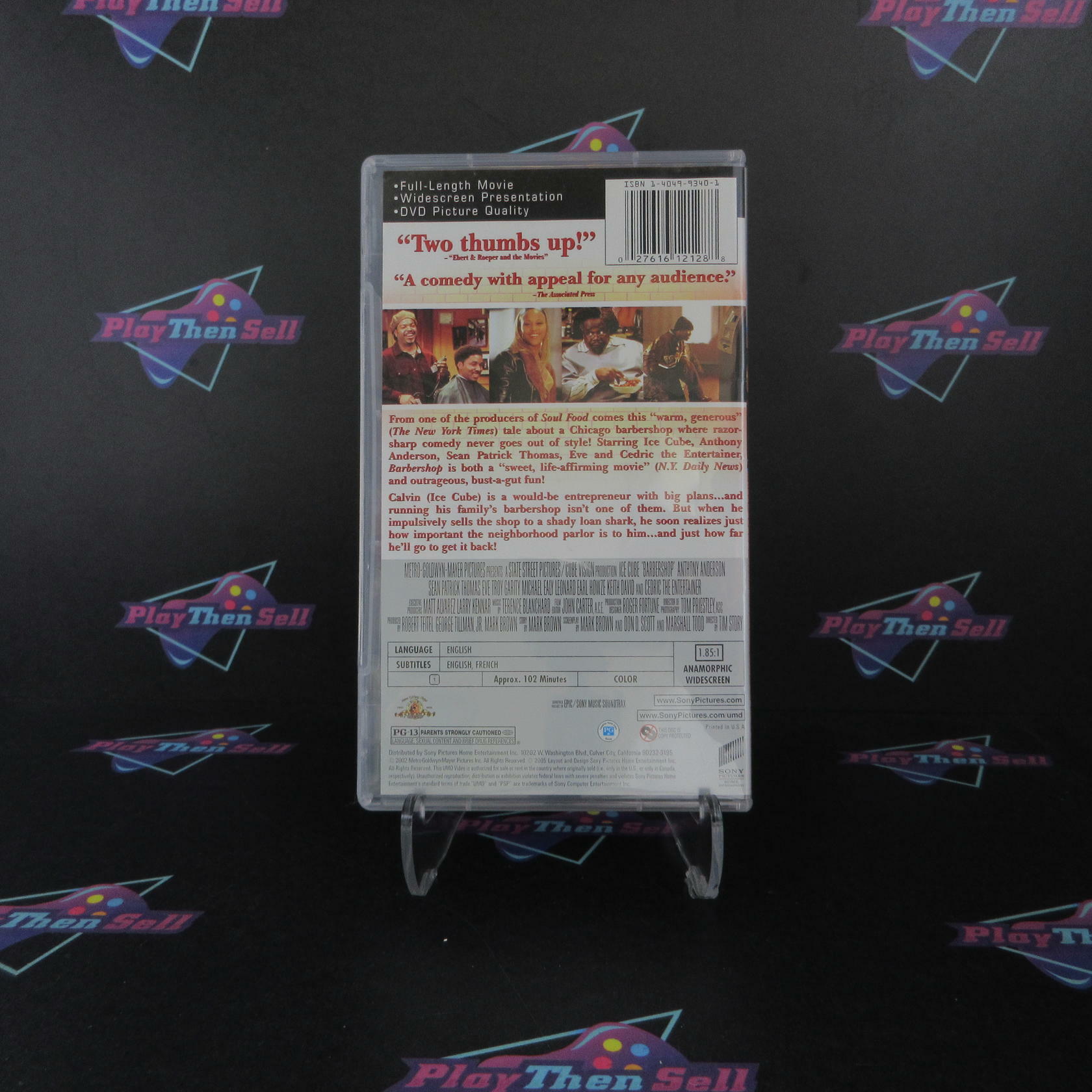 Barbershop Sony PSP Clear UMD - Like New