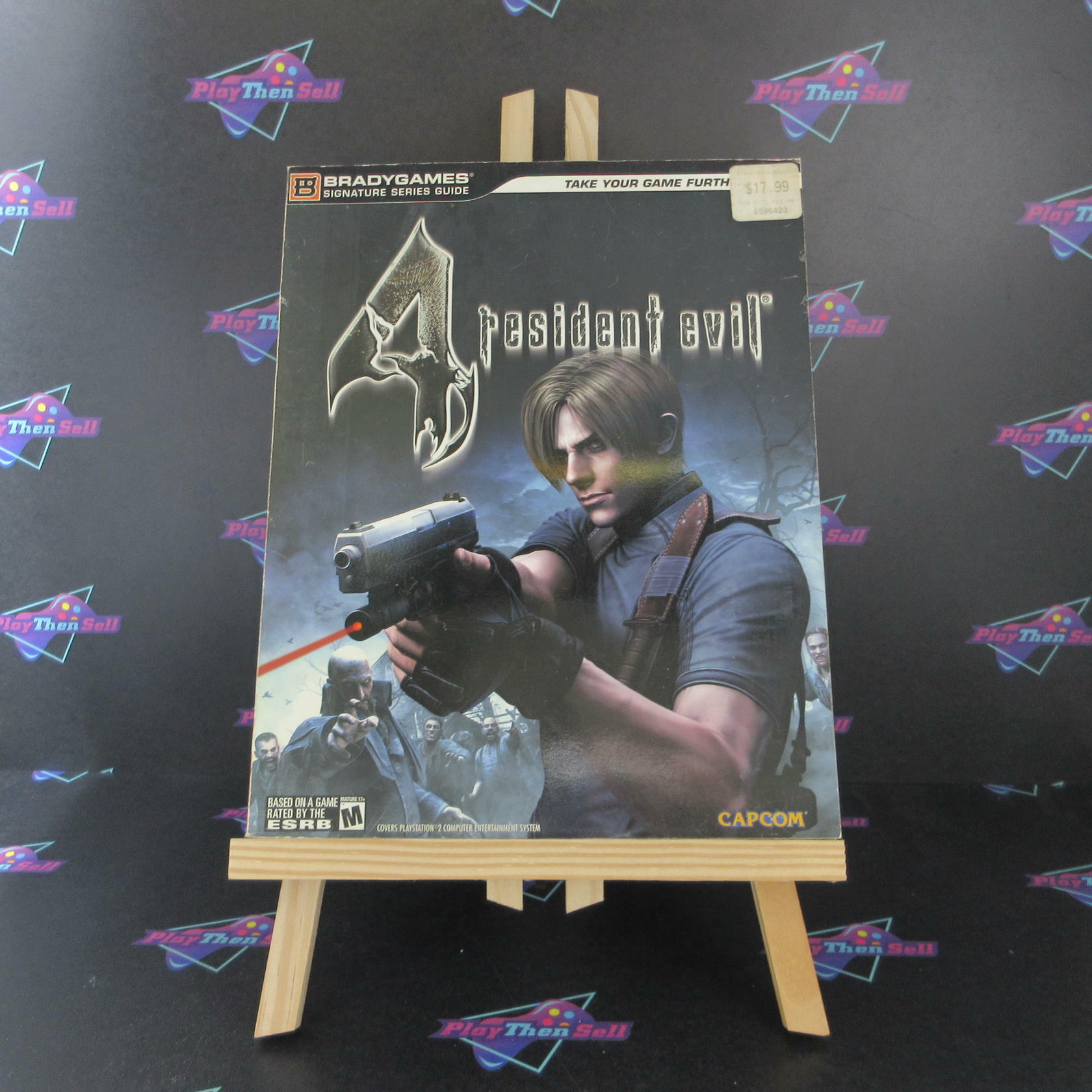 Resident Evil 4 Bradygames Signature Series Official Strategy Guide AD + Poster - Good