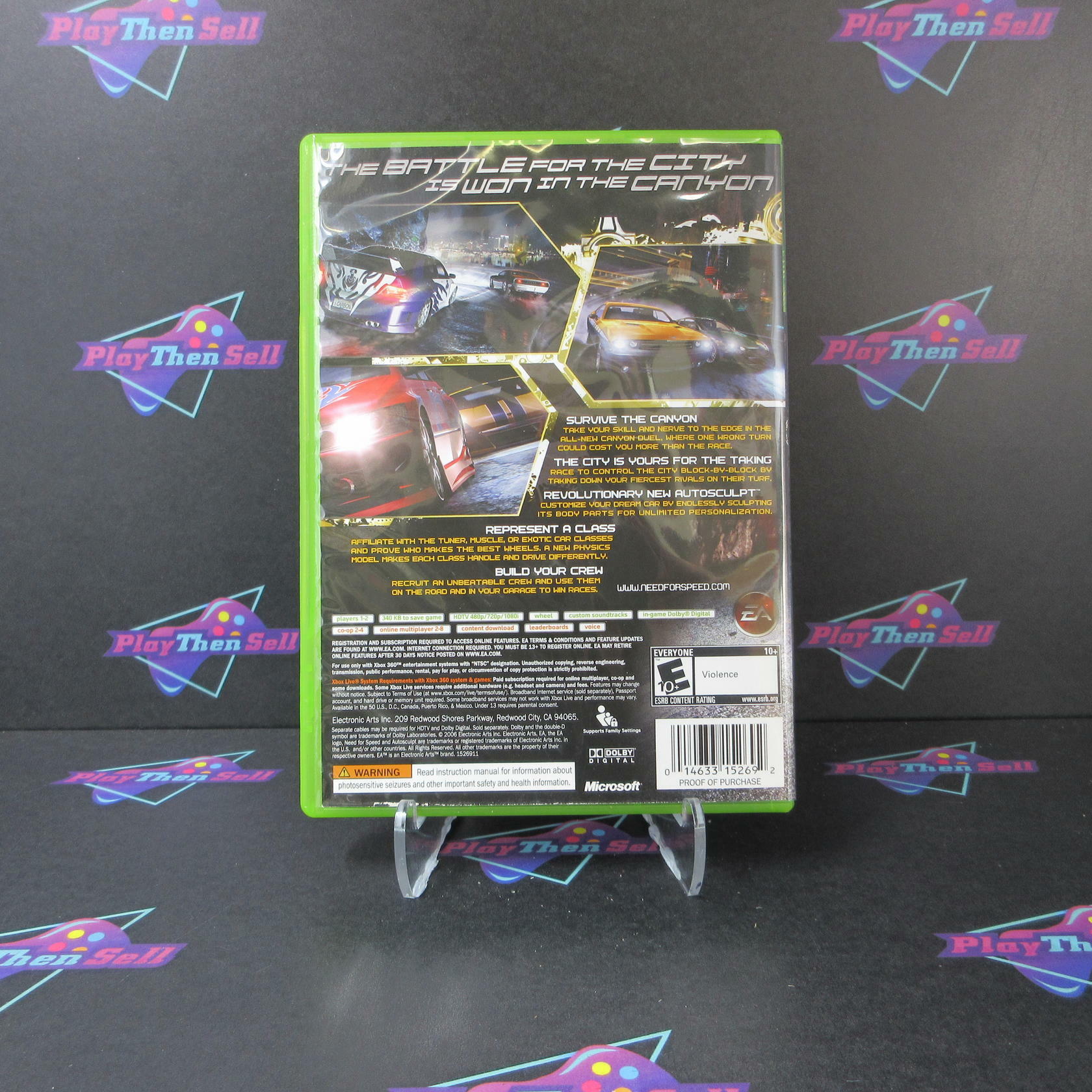 Need for Speed Carbon Xbox 360 AD Complete CIB - Very Good