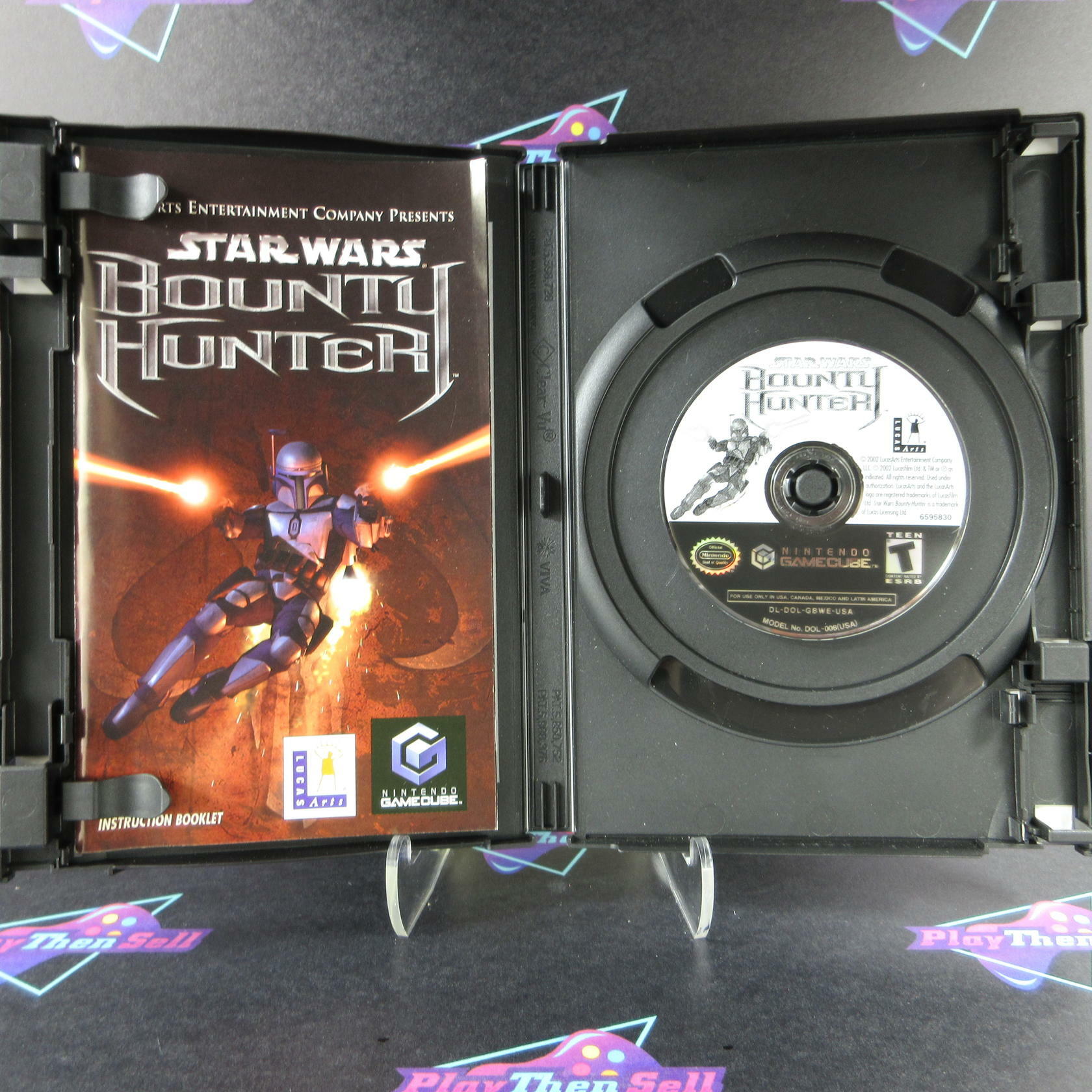 Star Wars Bounty Hunter Nintendo Gamecube + Reg Card - Like New