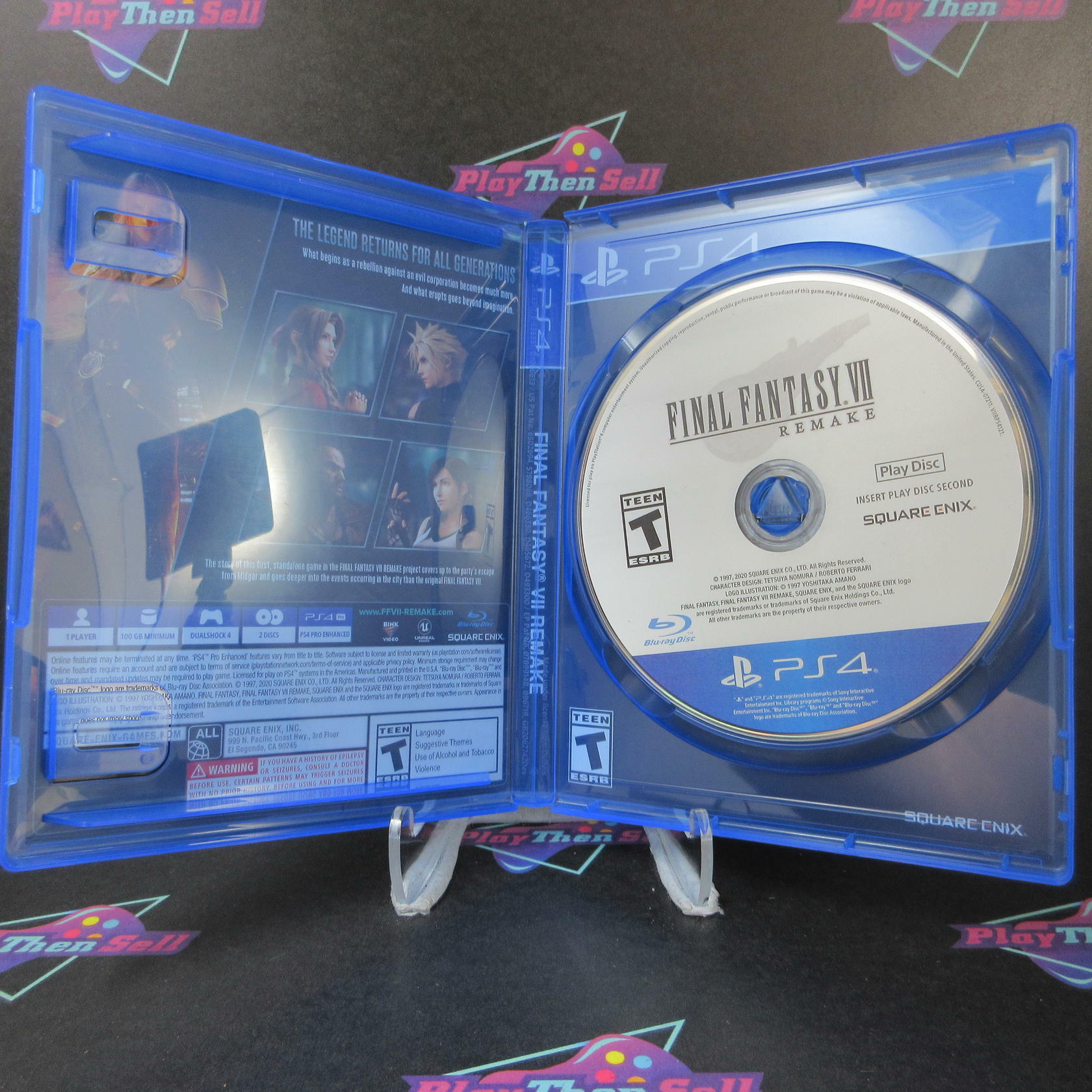 Final Fantasy VII Remake PS4 PlayStation 4 - Like New