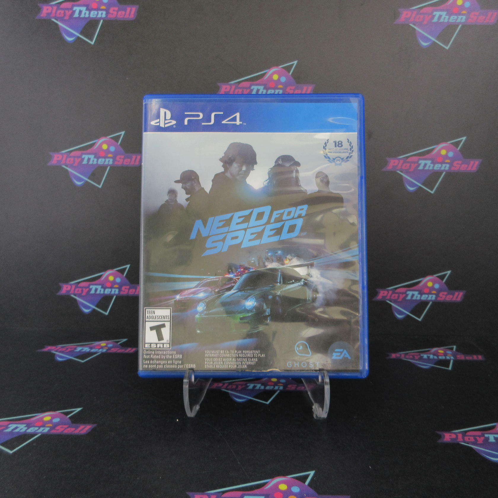 Need for Speed PS4 PlayStation 4 AD/DD Complete CIB - Very Good