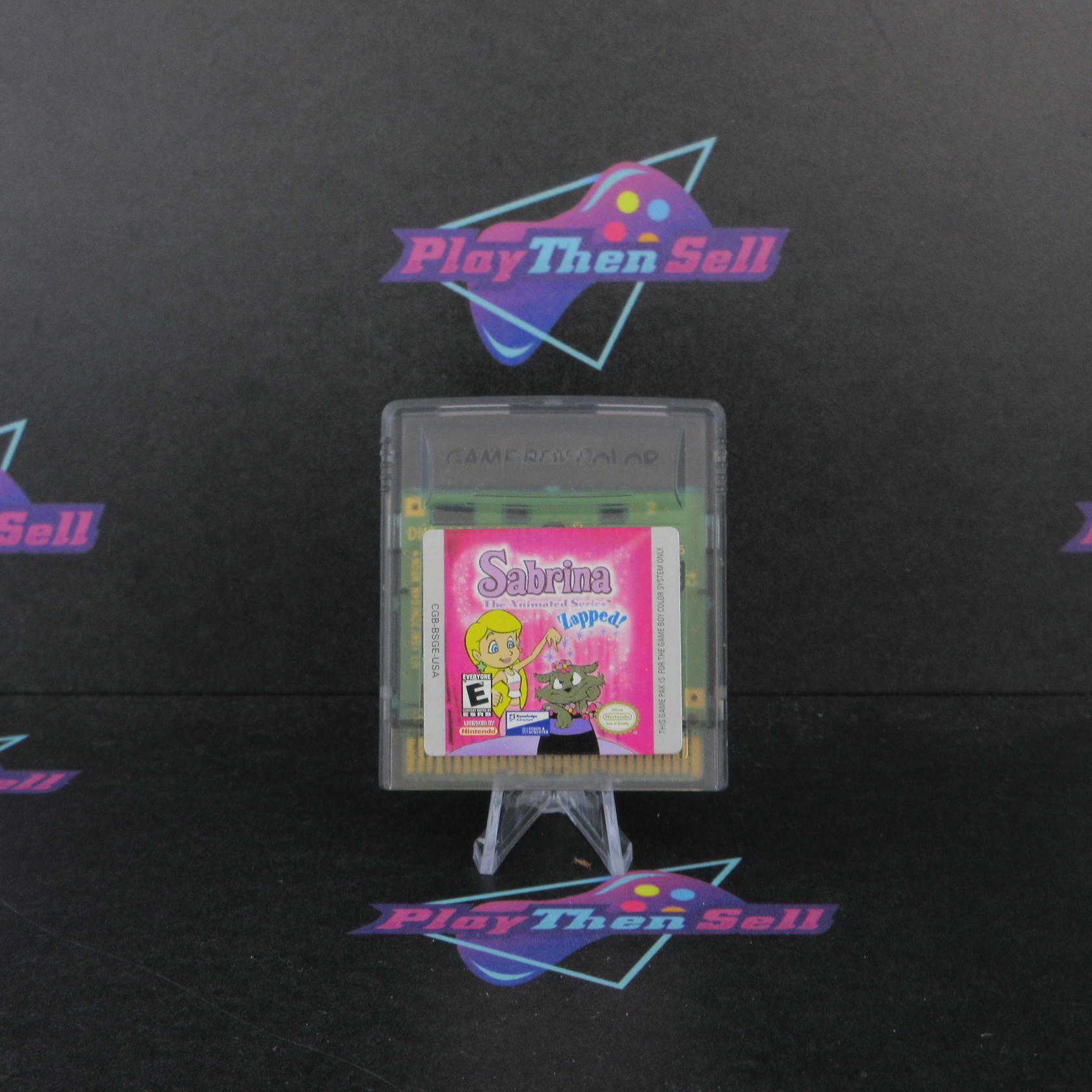 Sabrina The Animated Series Zapped! GameBoy Color Cart Only Tested - Very Good