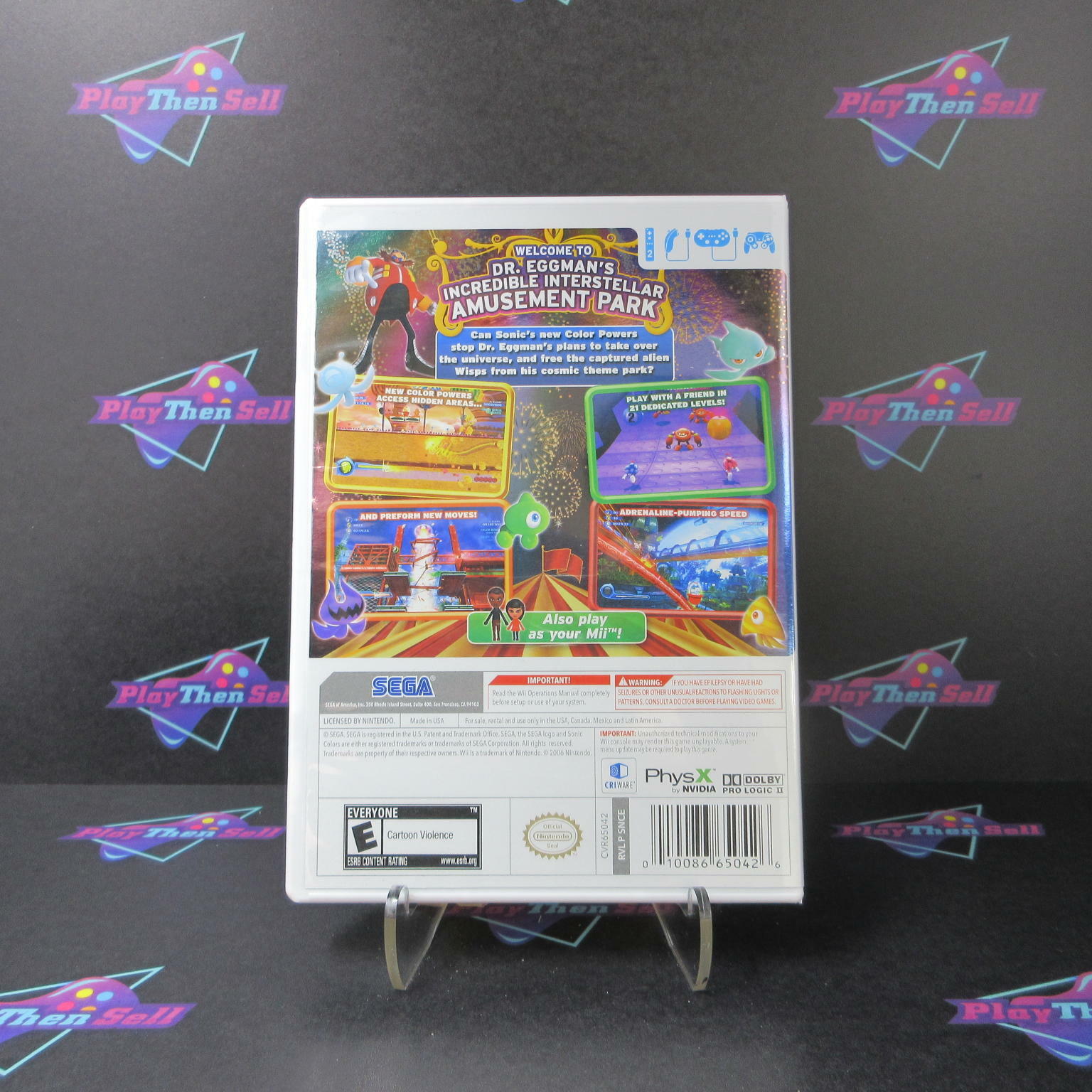 Sonic Colors Nintendo Wii - Like New