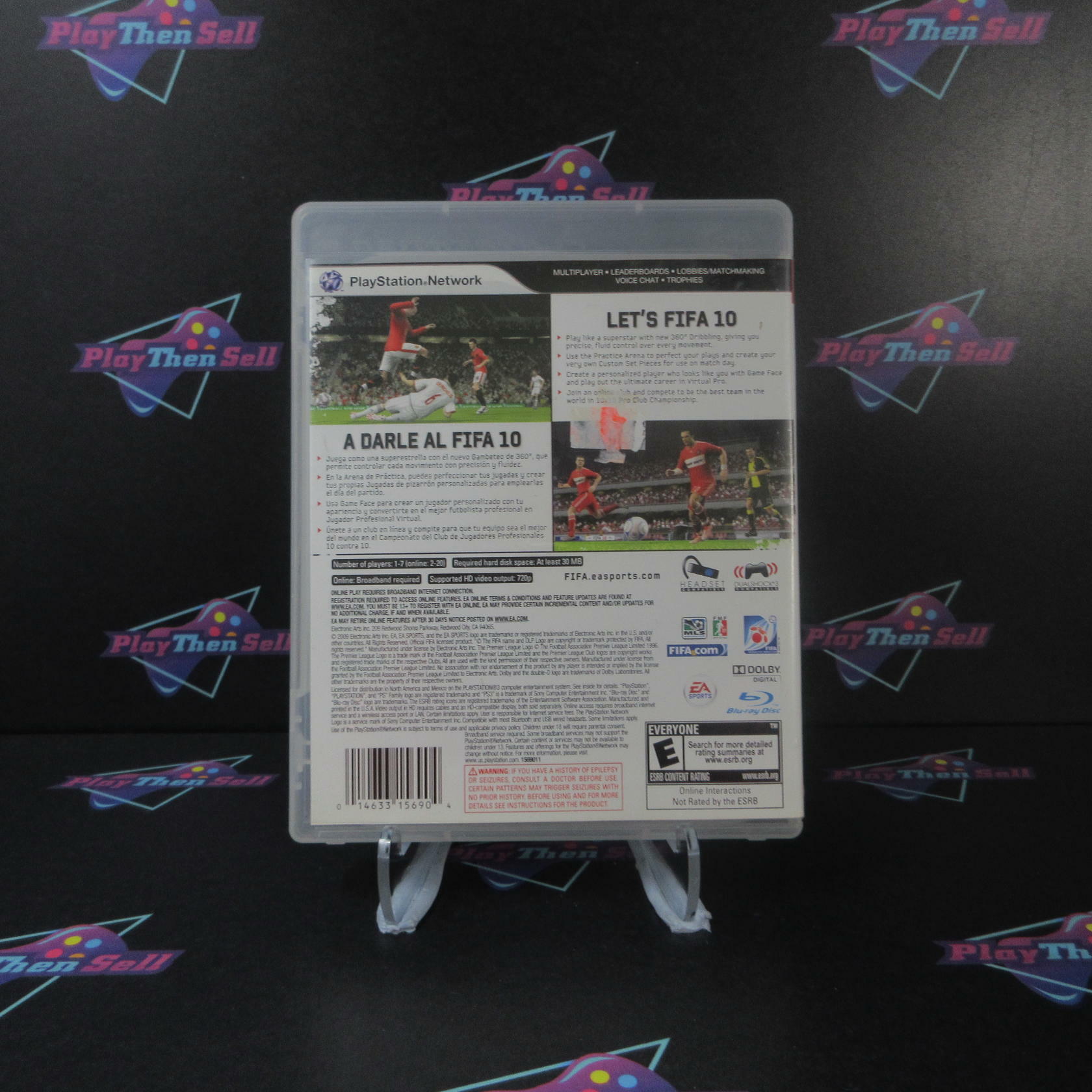 FIFA Soccer 10 PS3 Playstation 3 AD/NM - Very Good