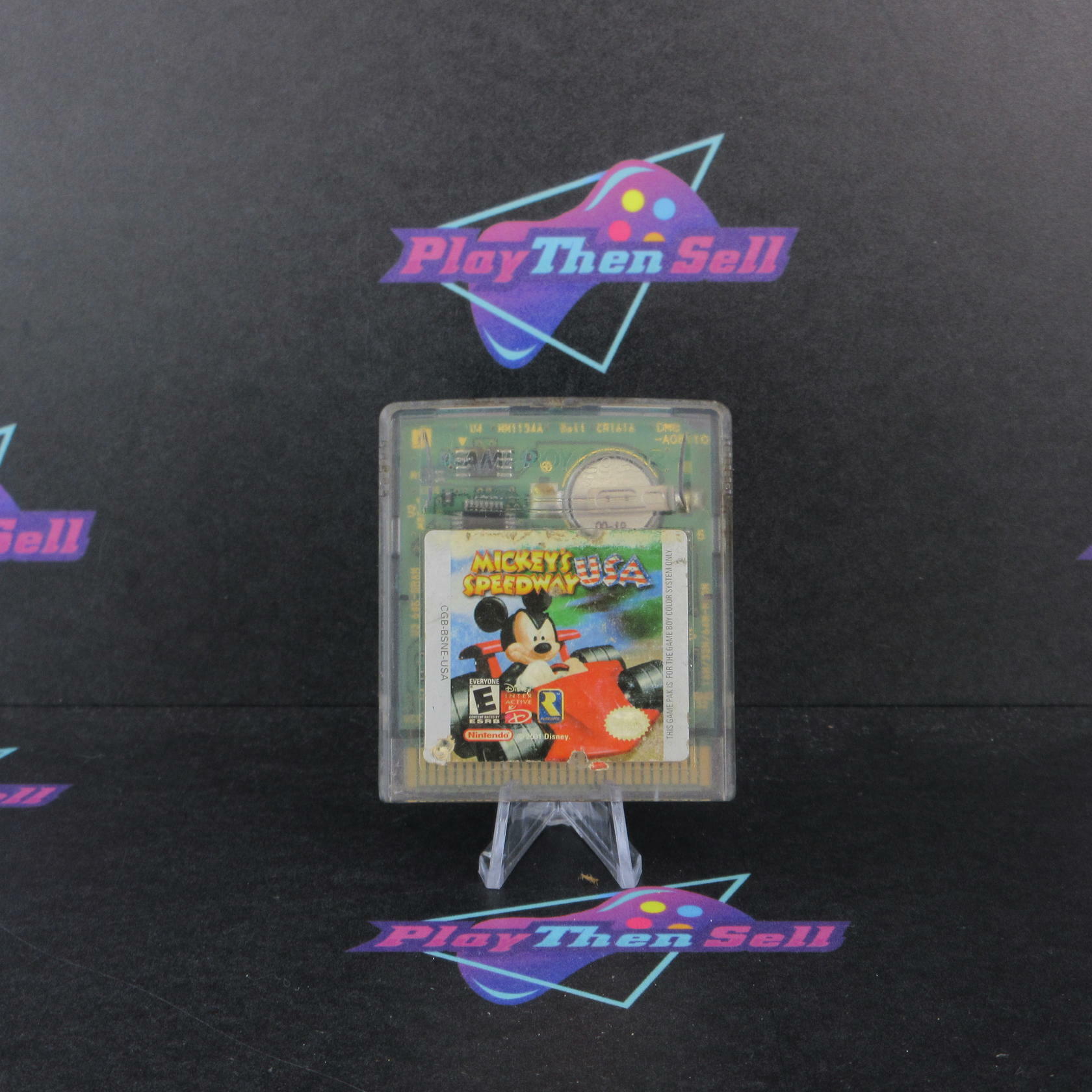 Mickey's Speedway USA GameBoy Color Cart Only AD Authentic / Tested - Very Good