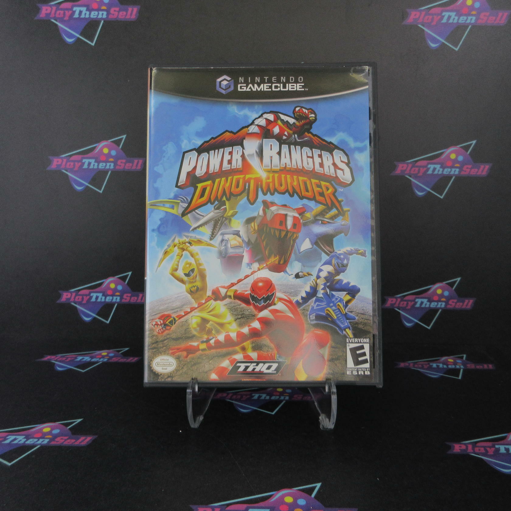 Power Rangers Dino Thunder Nintendo Gamecube AD Complete CIB - Very Good