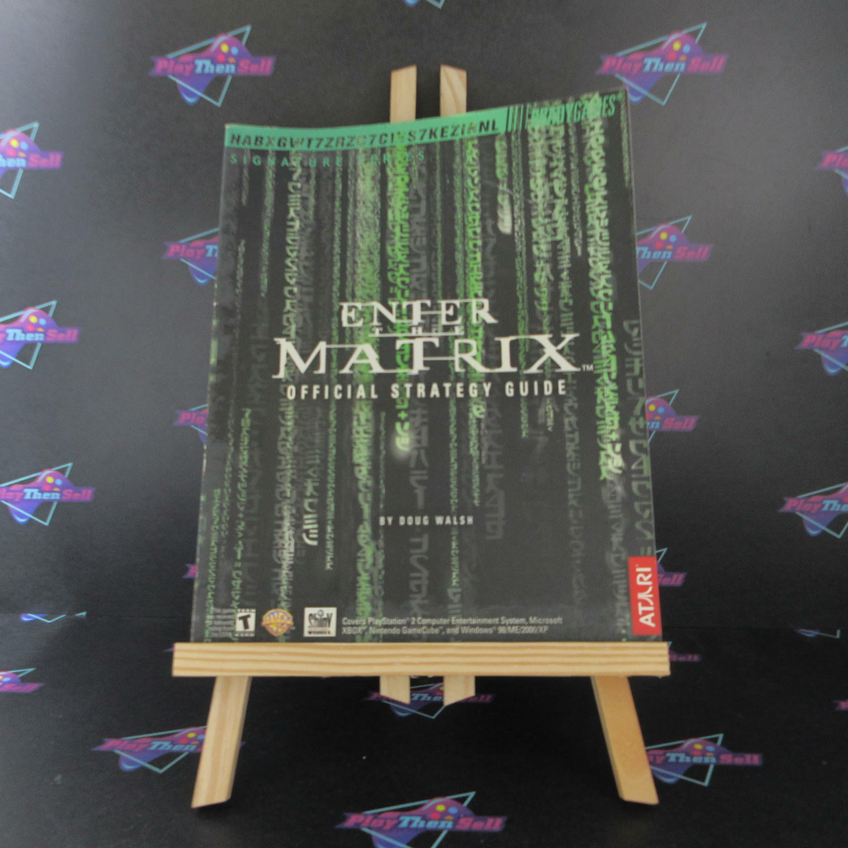 Enter the Matrix Official Strategy Guide AD + Poster - Good