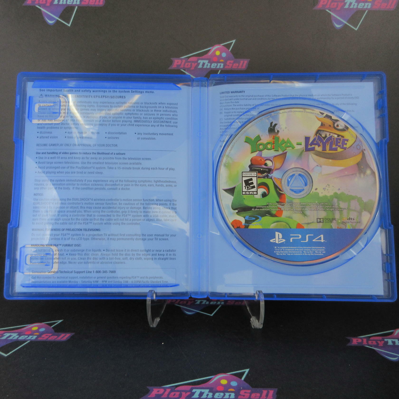 Yooka-Laylee PS4 PlayStation 4 - Like New