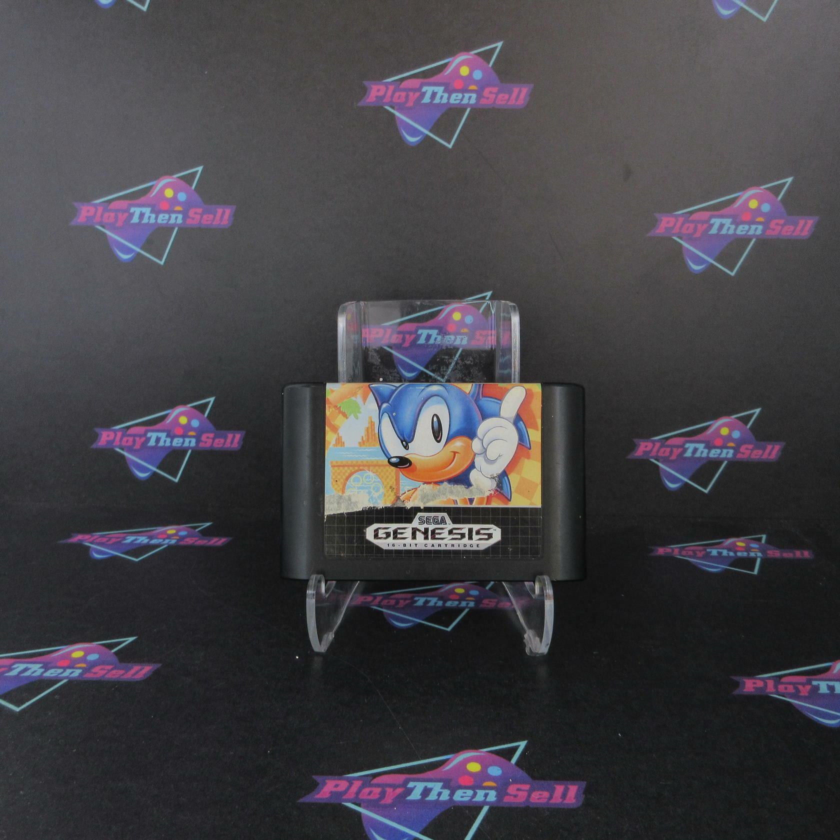 Sonic the Hedgehog Sega Genesis Cartridge Only AD Authentic / Tested - Very Good