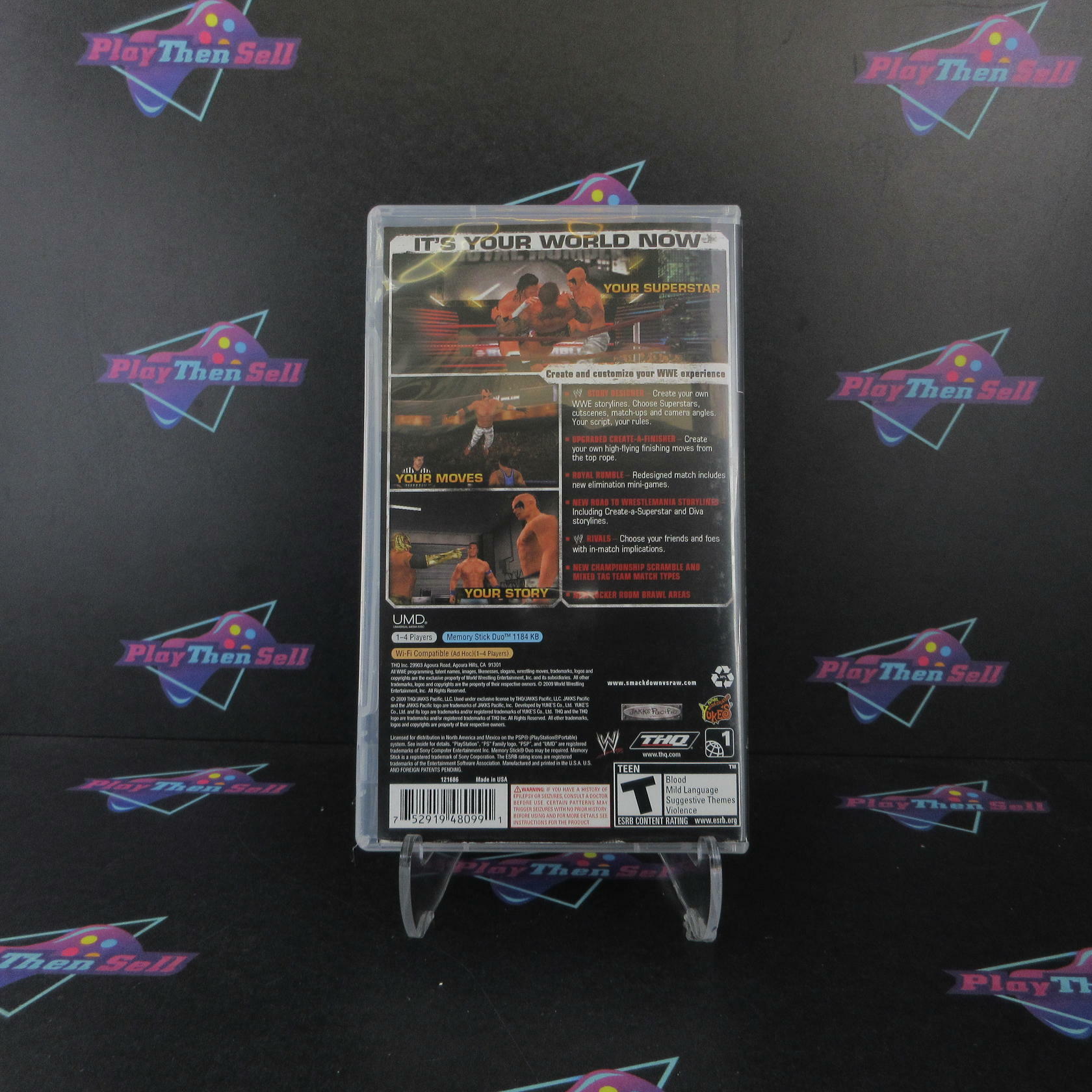 WWE SmackDown vs. Raw 2010 Sony PSP - Very Good