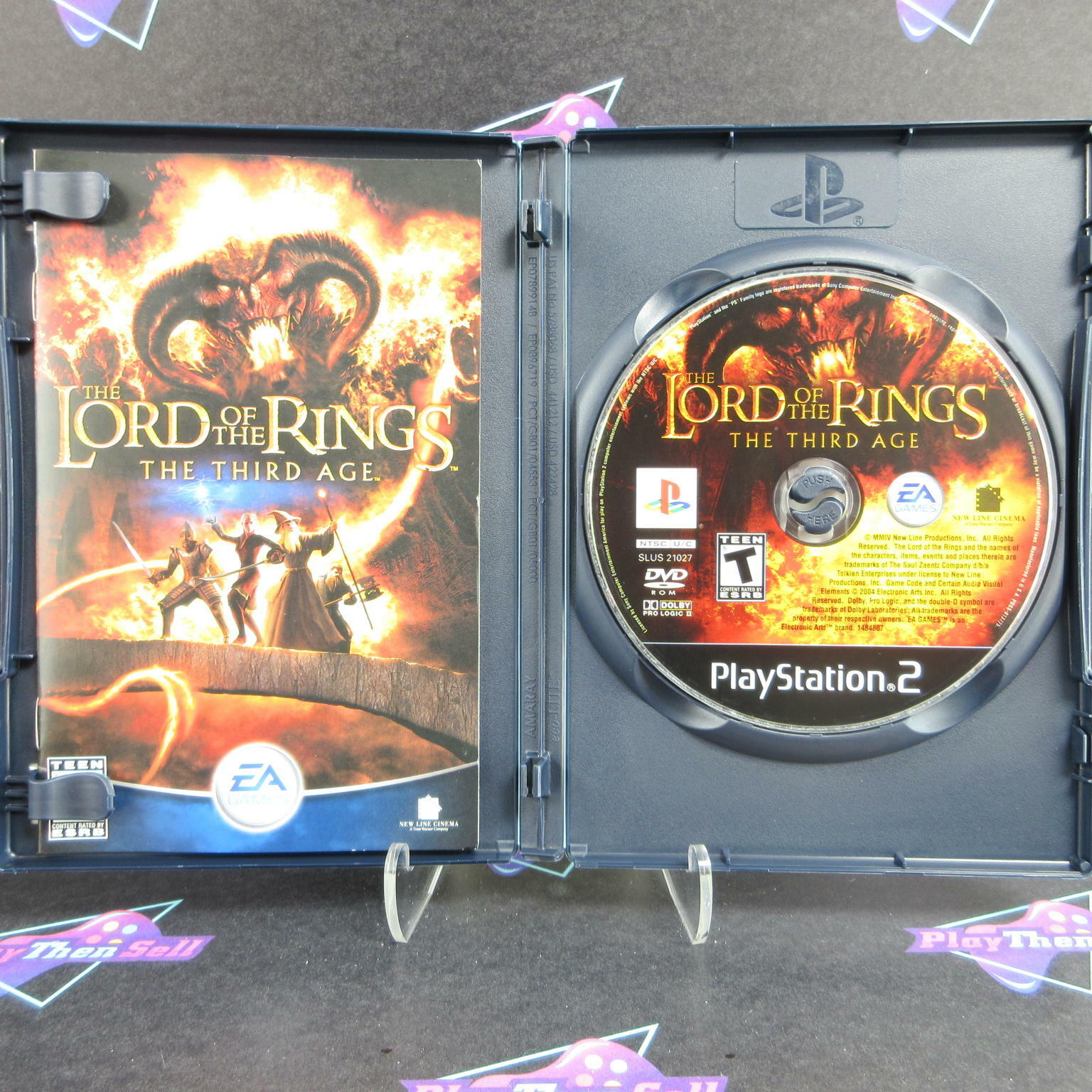 The Lord of the Rings The Third Age PS2 PlayStation 2 - Like New