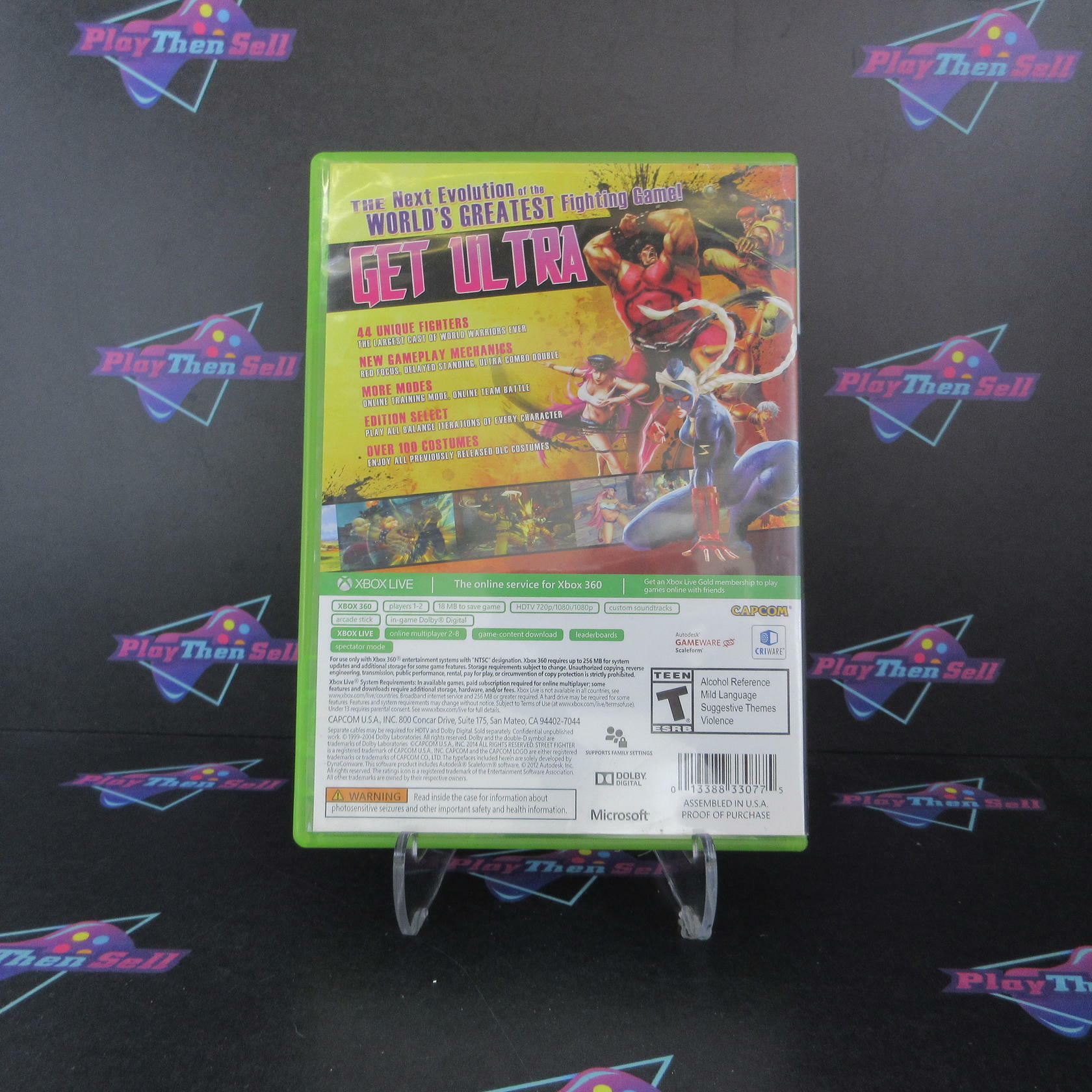 Ultra Street Fighter IV Xbox 360 AD Complete CIB - Very Good