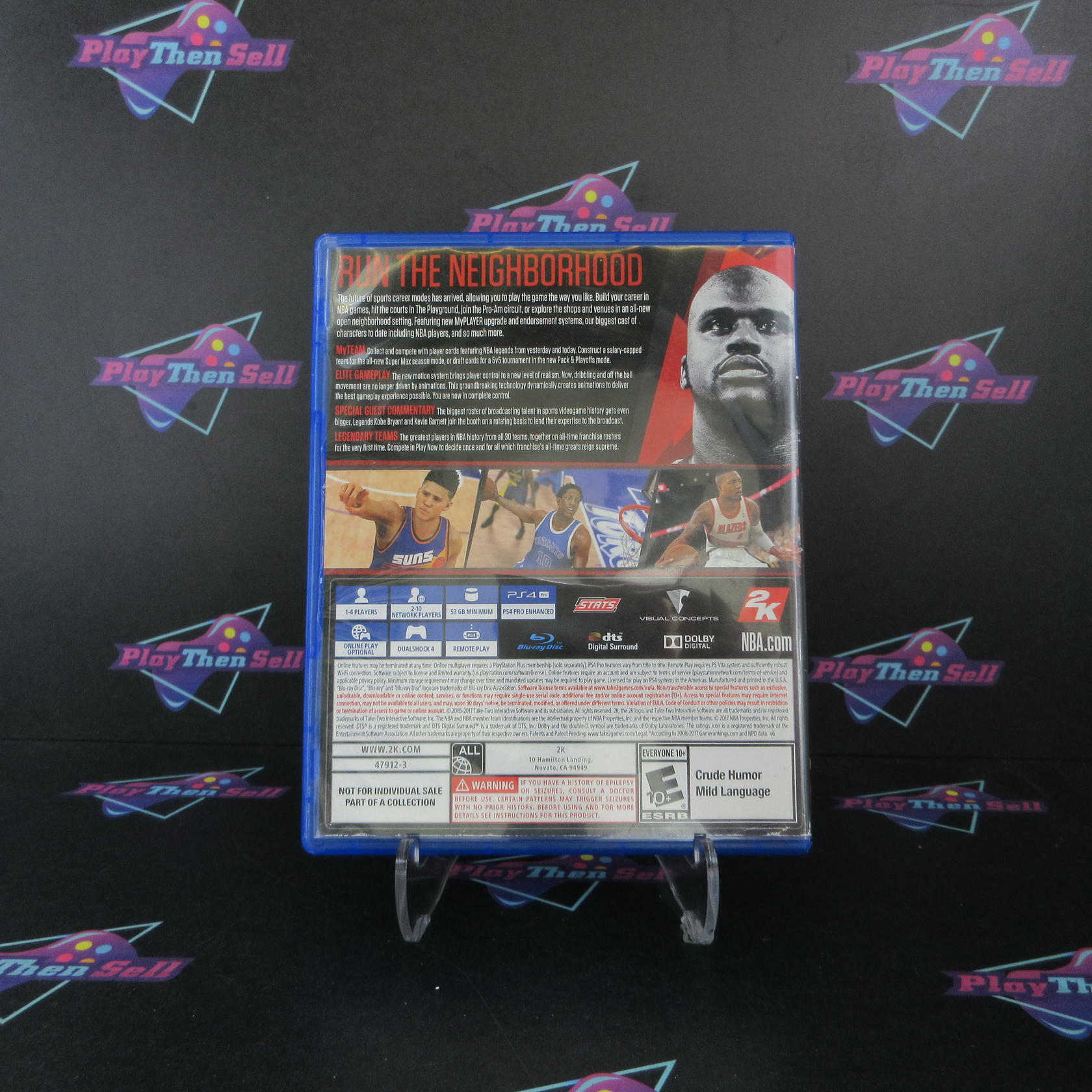 NBA 2K18 Legend Edition PS4 PlayStation 4 AD Complete CIB - Very Good