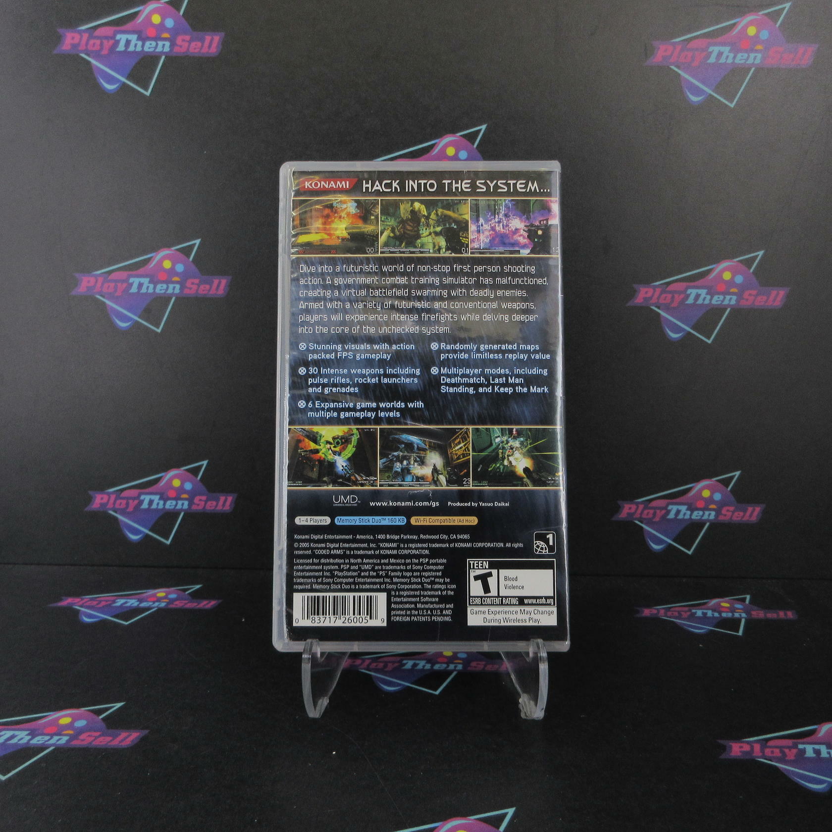 Coded Arms Clear UMD Sony PSP AD/NM - Very Good