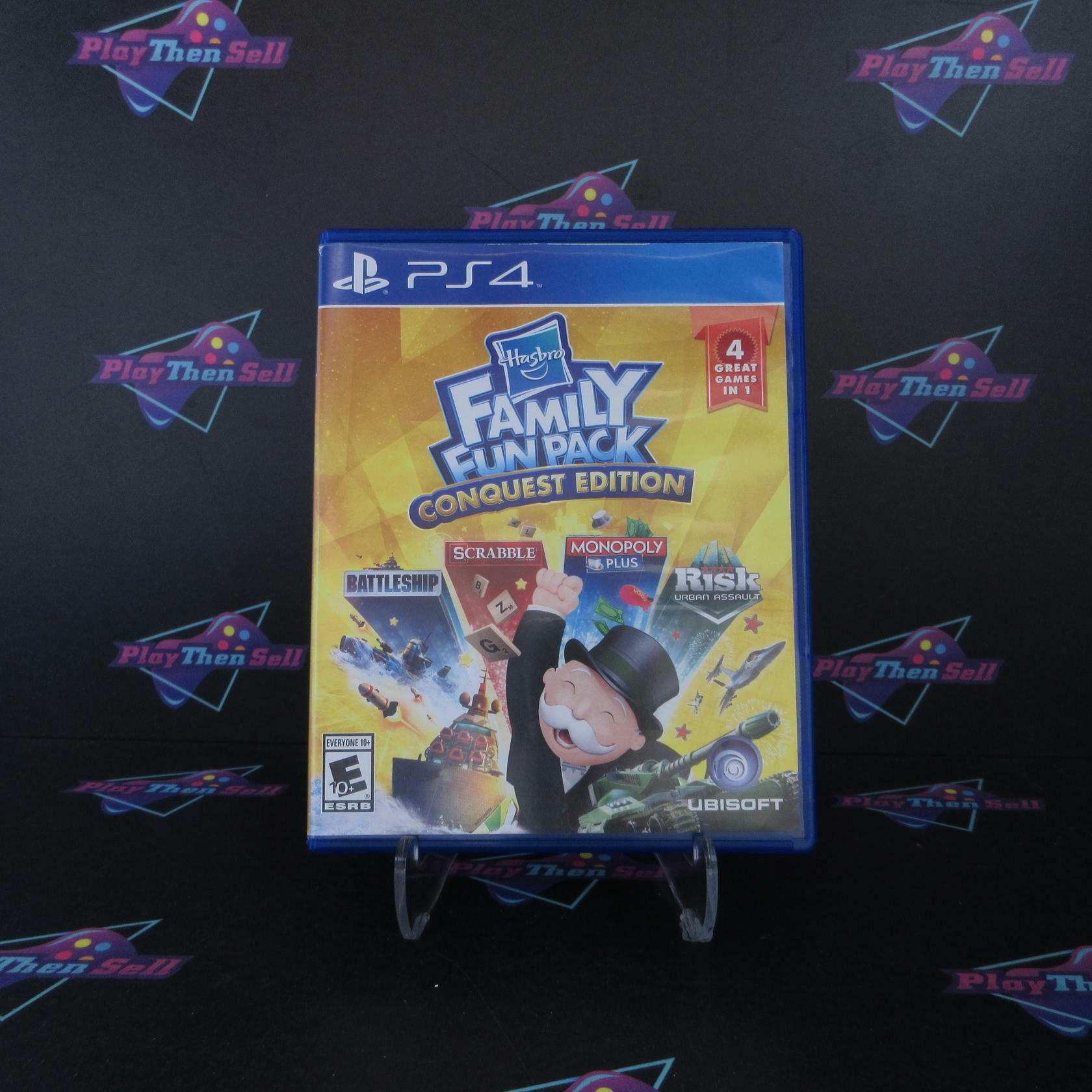 Hasbro Family Fun Pack Conquest Edition PS4 PlayStation 4 AD - Very Good