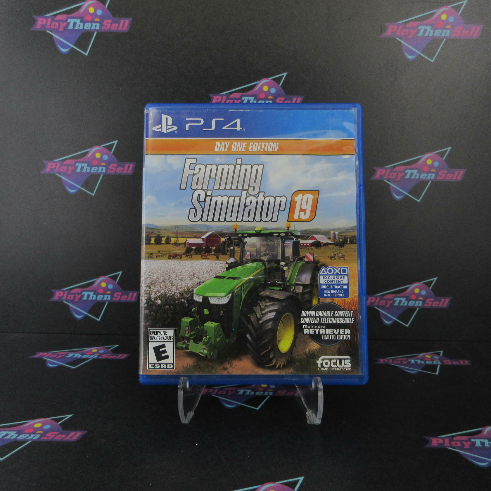 Farming Simulator 19 Day One Edition PS4 PlayStation 4 AD Complete CIB - Very Good