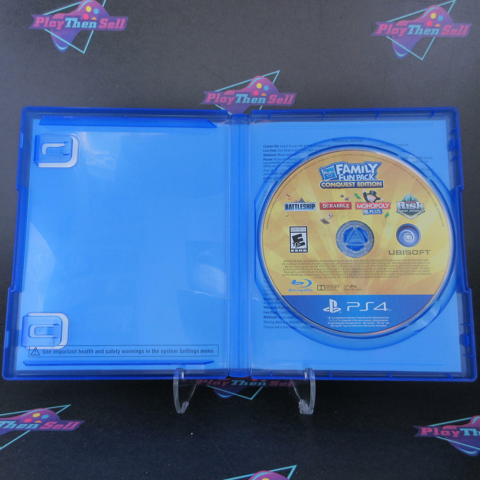 Hasbro Family Fun Pack Conquest Edition PS4 PlayStation 4 AD - Very Good
