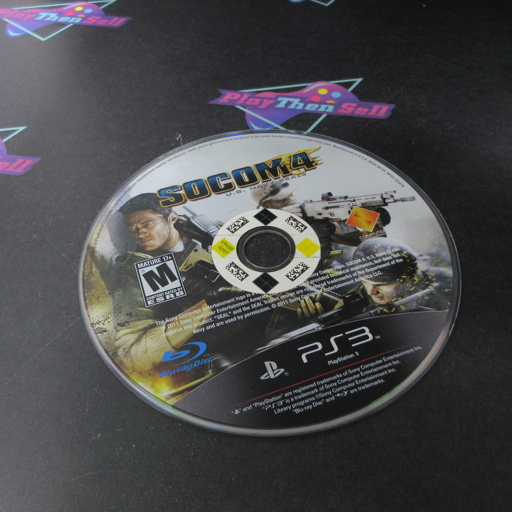 Socom 4 US Navy Seals PS3 Playstation 3 DD Complete CIB - Very Good
