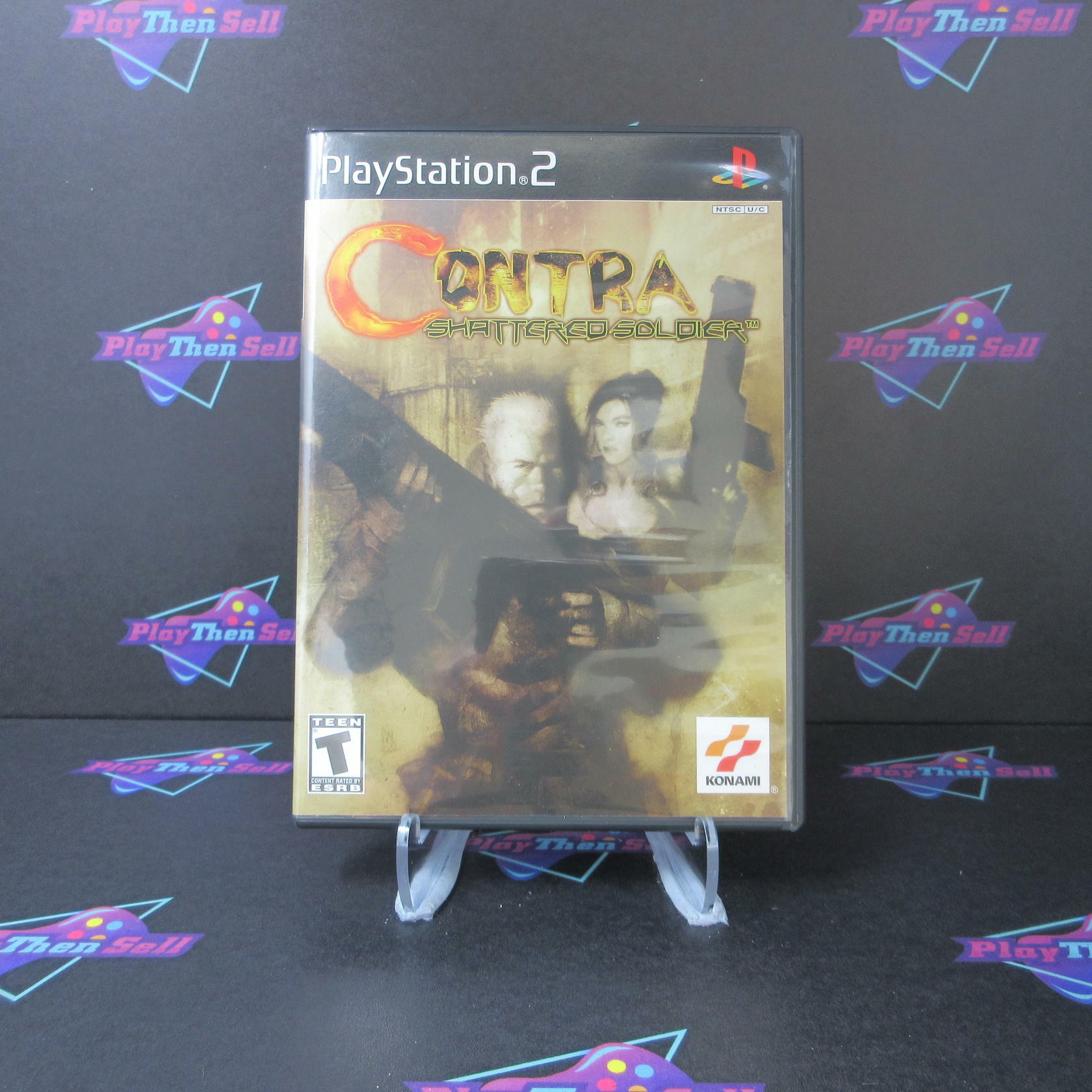 Contra Shattered Soldier PS2 PlayStation 2 + Reg Card - Like New