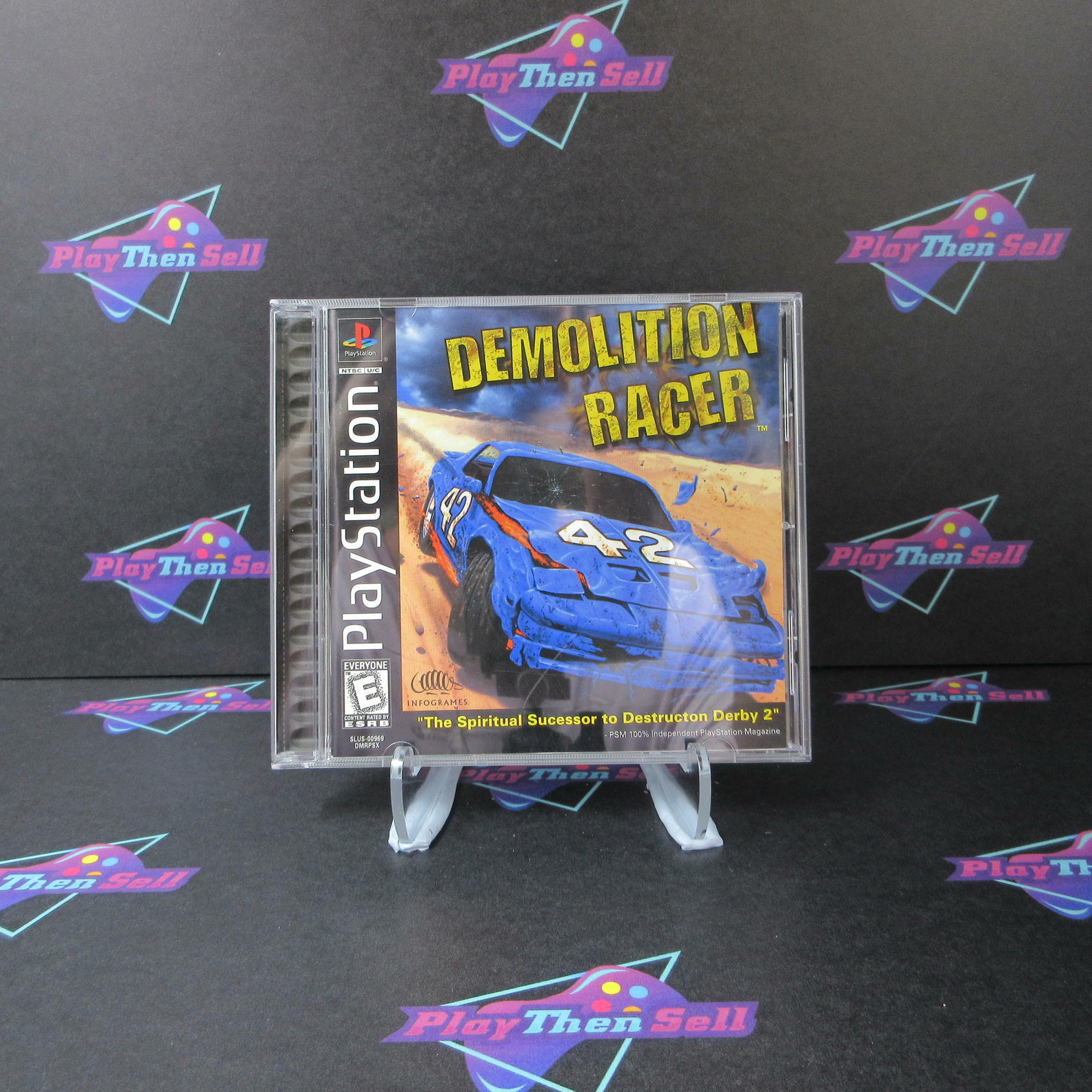 Demolition Racer PS1 PlayStation 1 + Reg Card - Like New