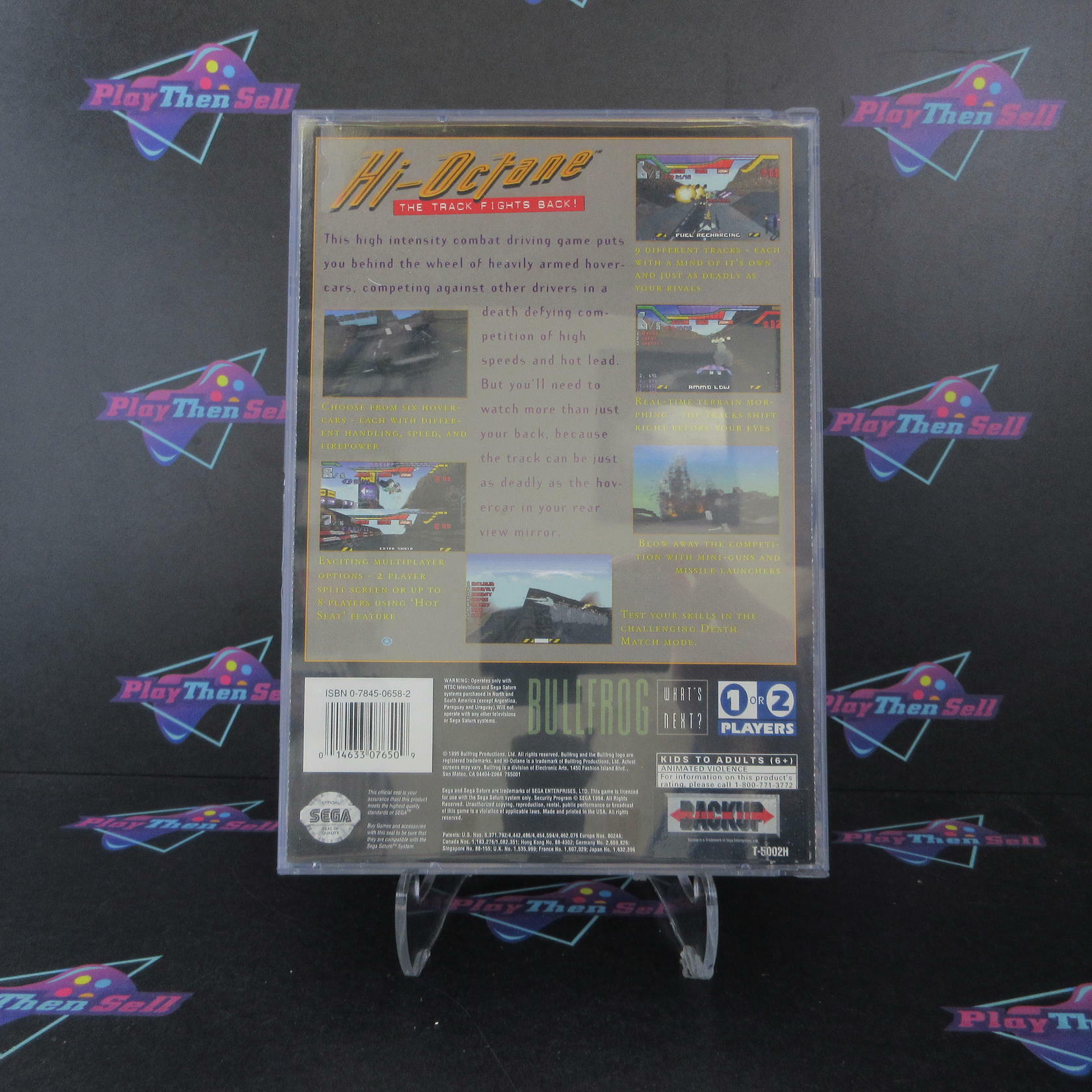 Hi-Octane Sega Saturn AD/MD Complete CIB - Very Good