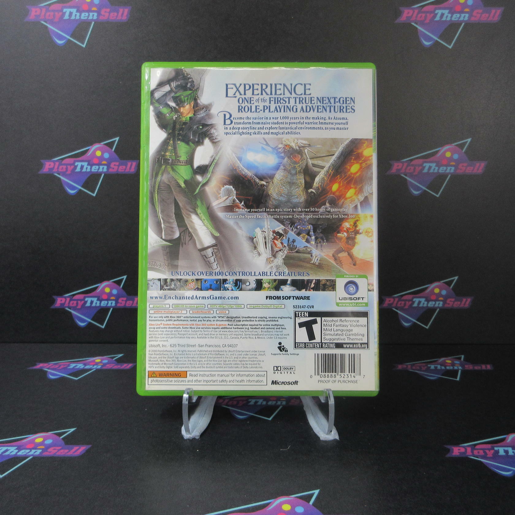 Enchanted Arms Xbox 360 AD Complete CIB - Very Good
