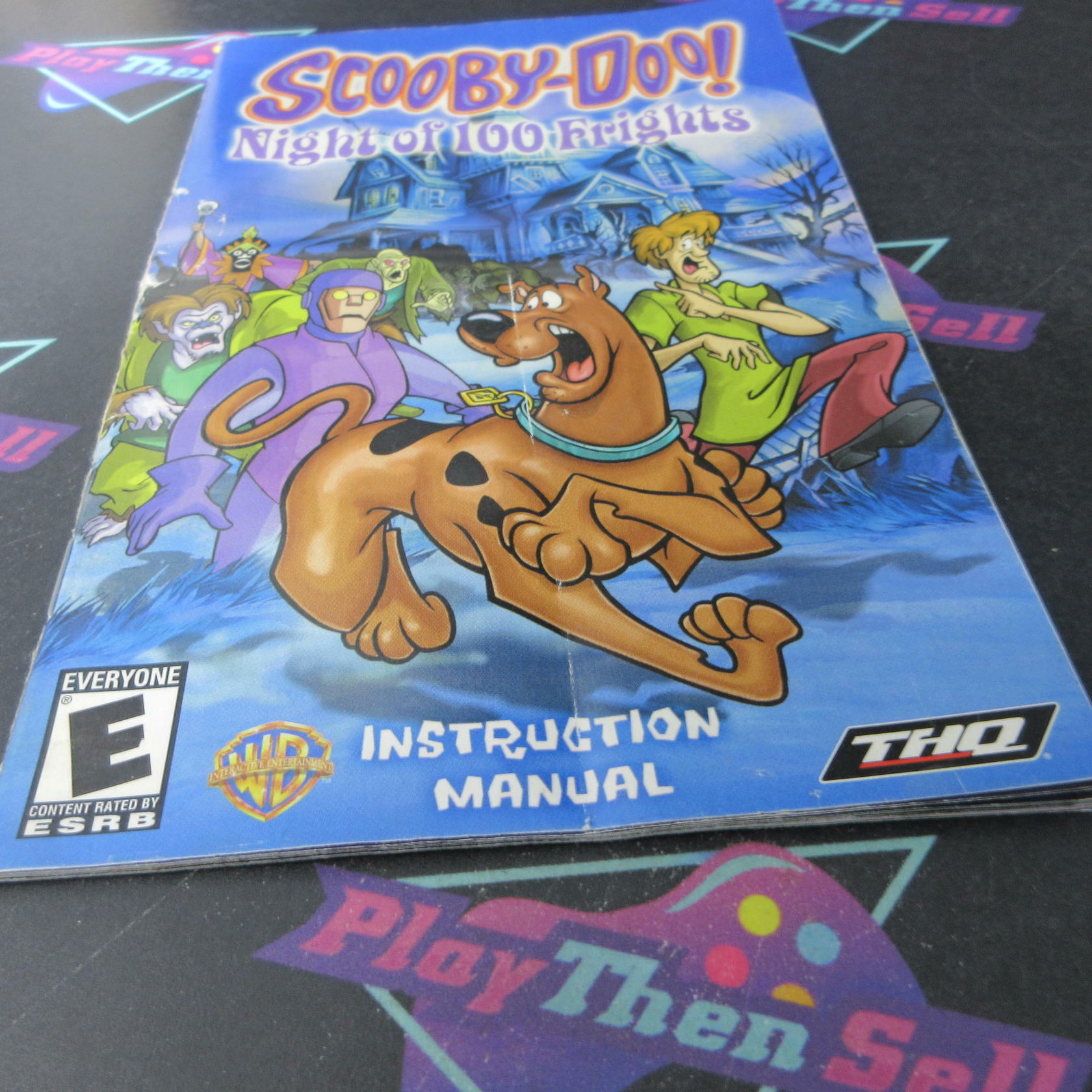 Scooby-Doo Night of 100 Frights GH PS2 PlayStation 2 MD Complete CIB - Very Good